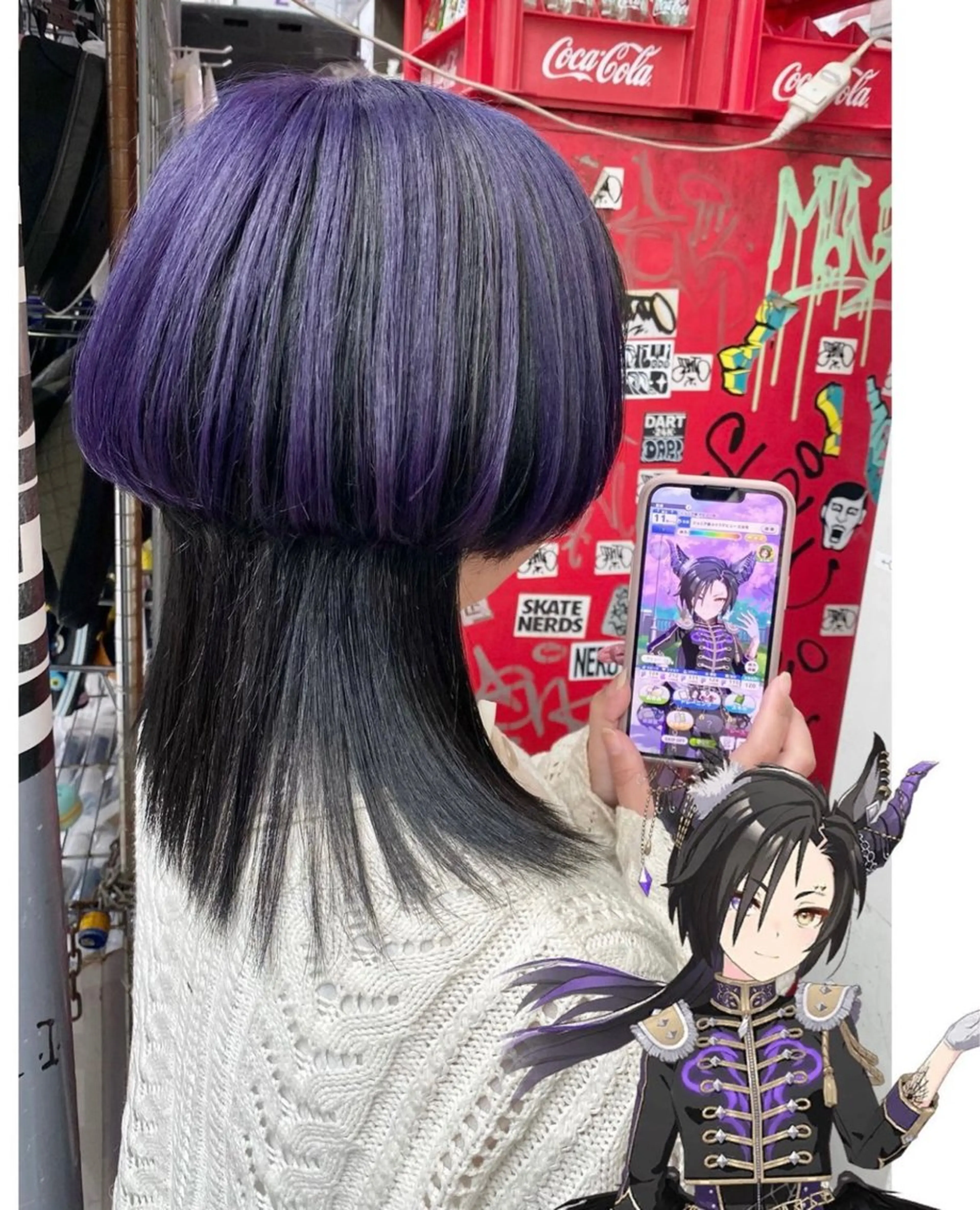 ショート カラー ハロウィン ヘアカラー GARU-ガル-所属・TSUNO🦖 派手髪/オタク美容師のヘアスタイル