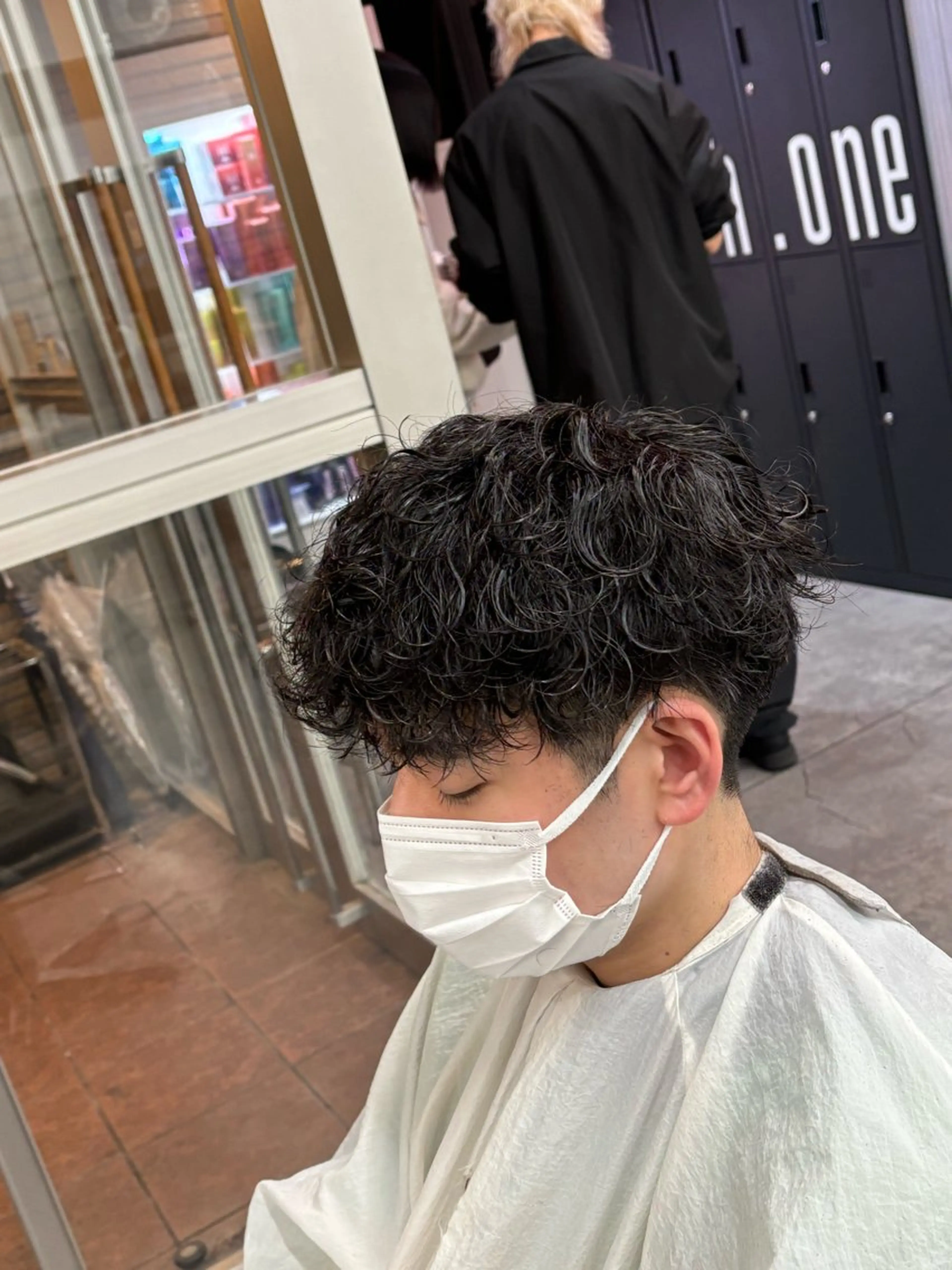 ショート パーマ メンズ カット パーマ ヘアセット お悩み解消✨/ メンズパーマ✨/直樹のヘアスタイル