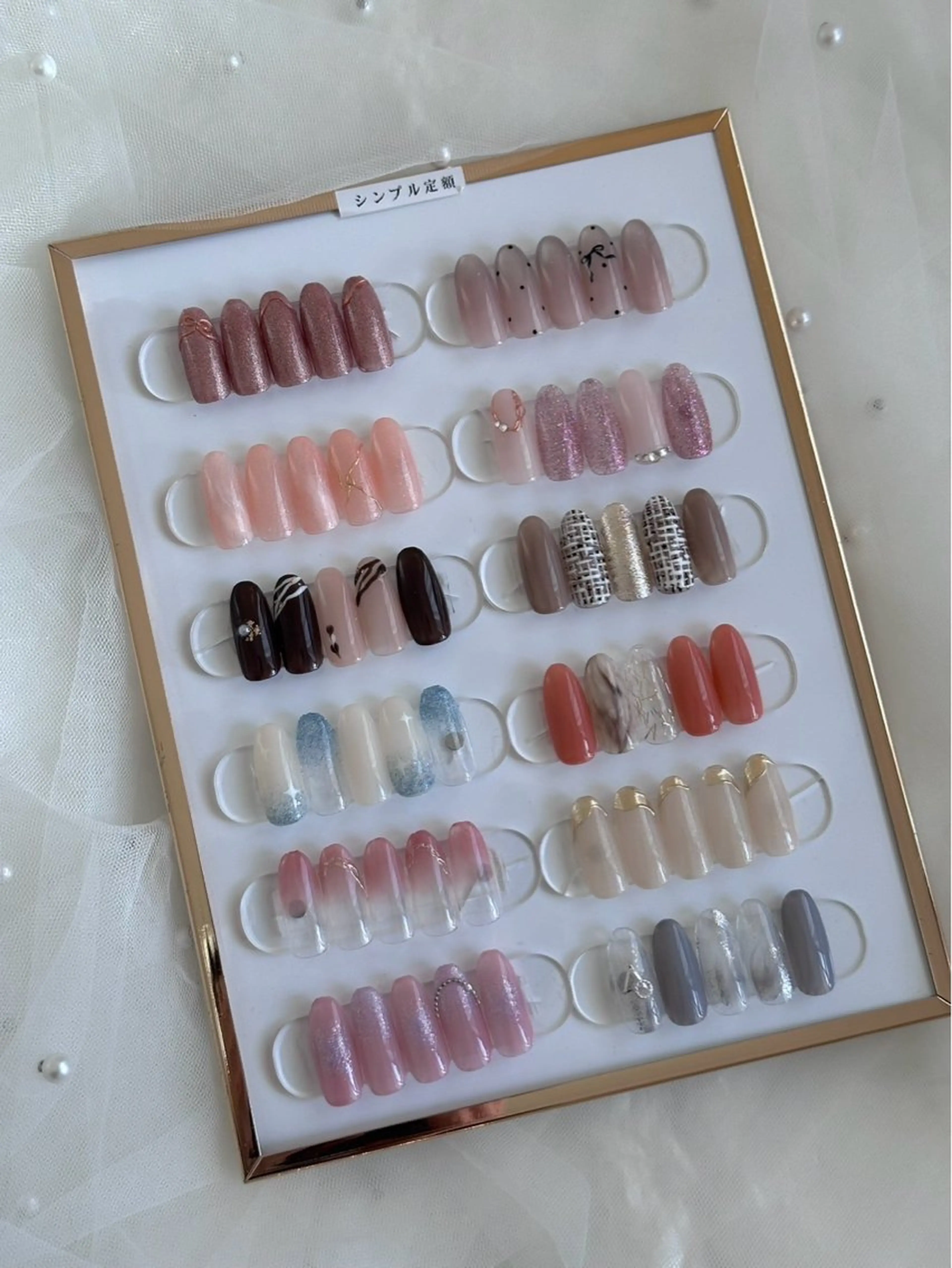 2月シンプル定額デザイン🧸💝¥6980→¥4980の写真