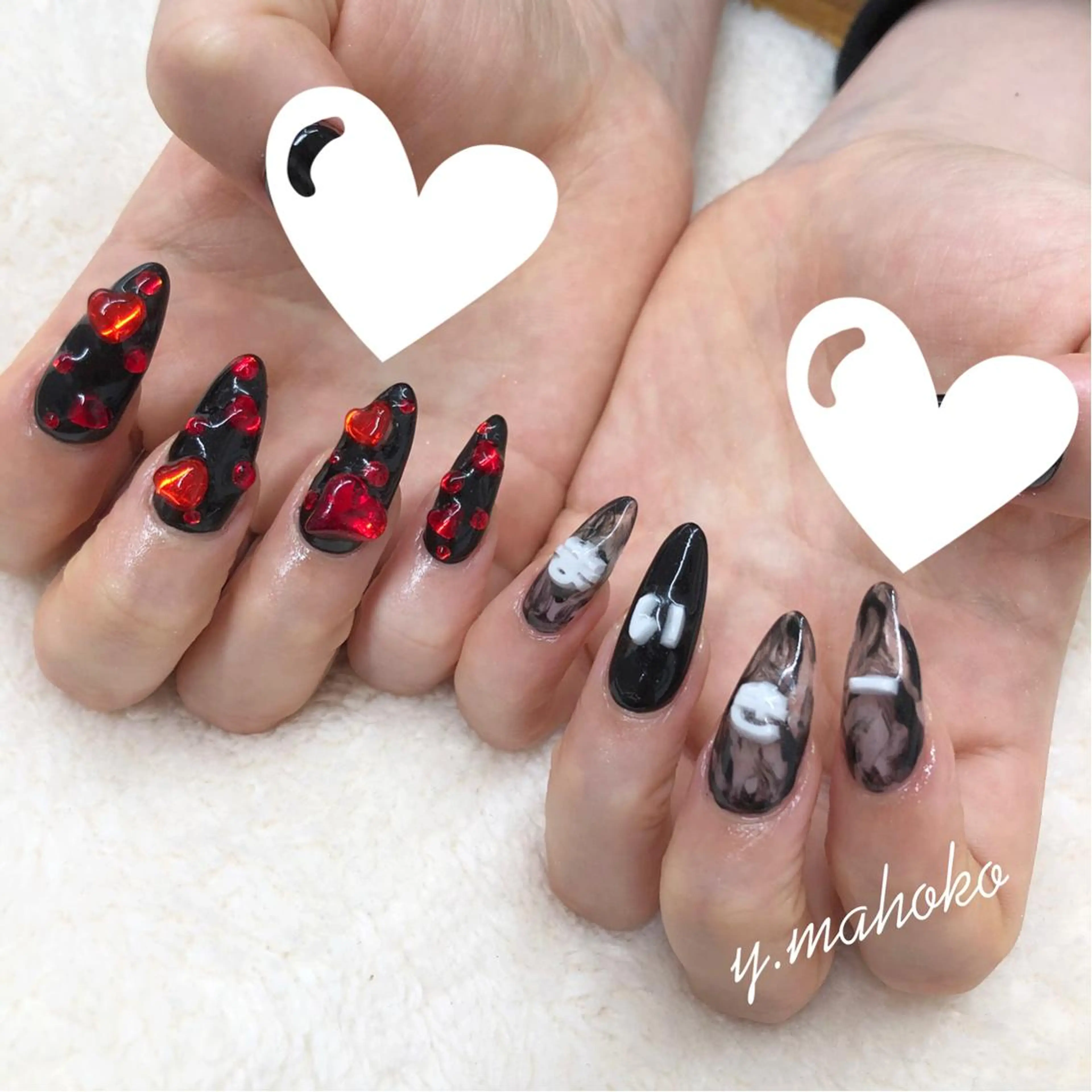 ネイル ハンドネイル She nail studio 原宿所属・パラジェル有/ スカルプ/mahoのネイルデザイン