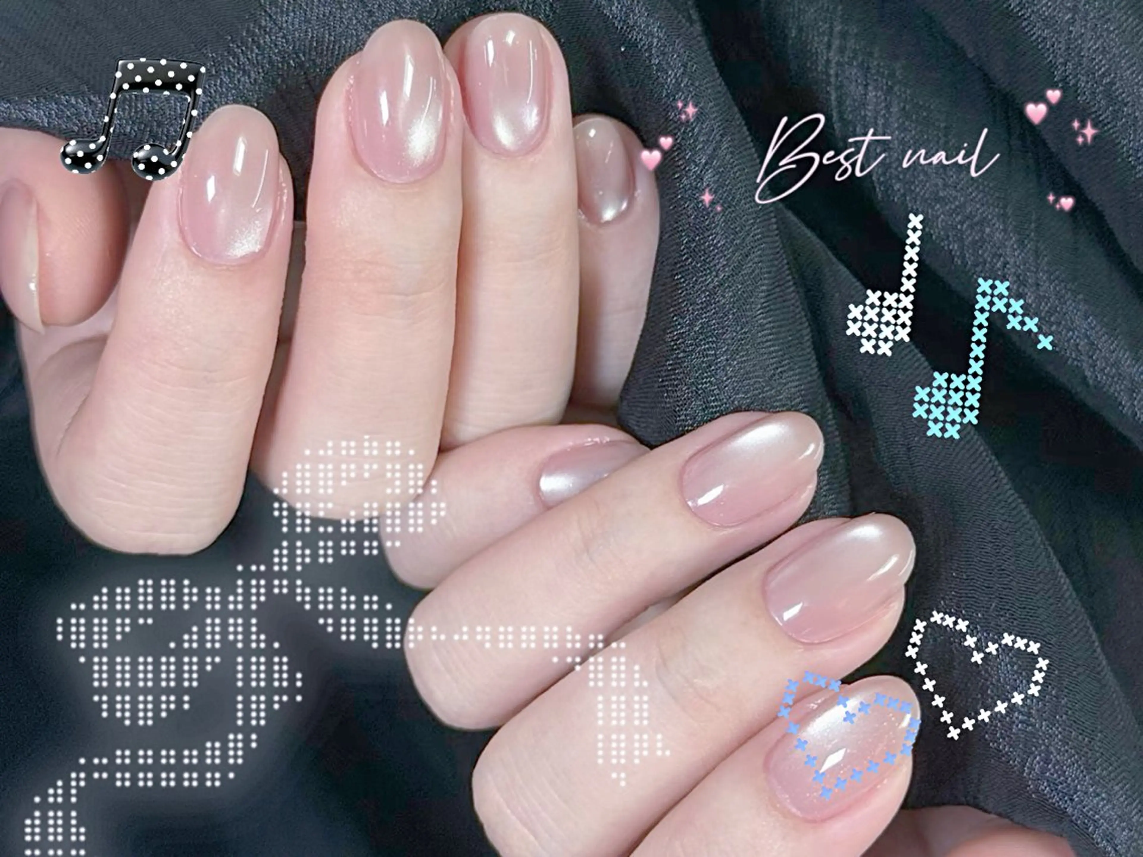 限定価格:*水光*ツルツル*ガラス玉*マグネットネイル4080円の写真