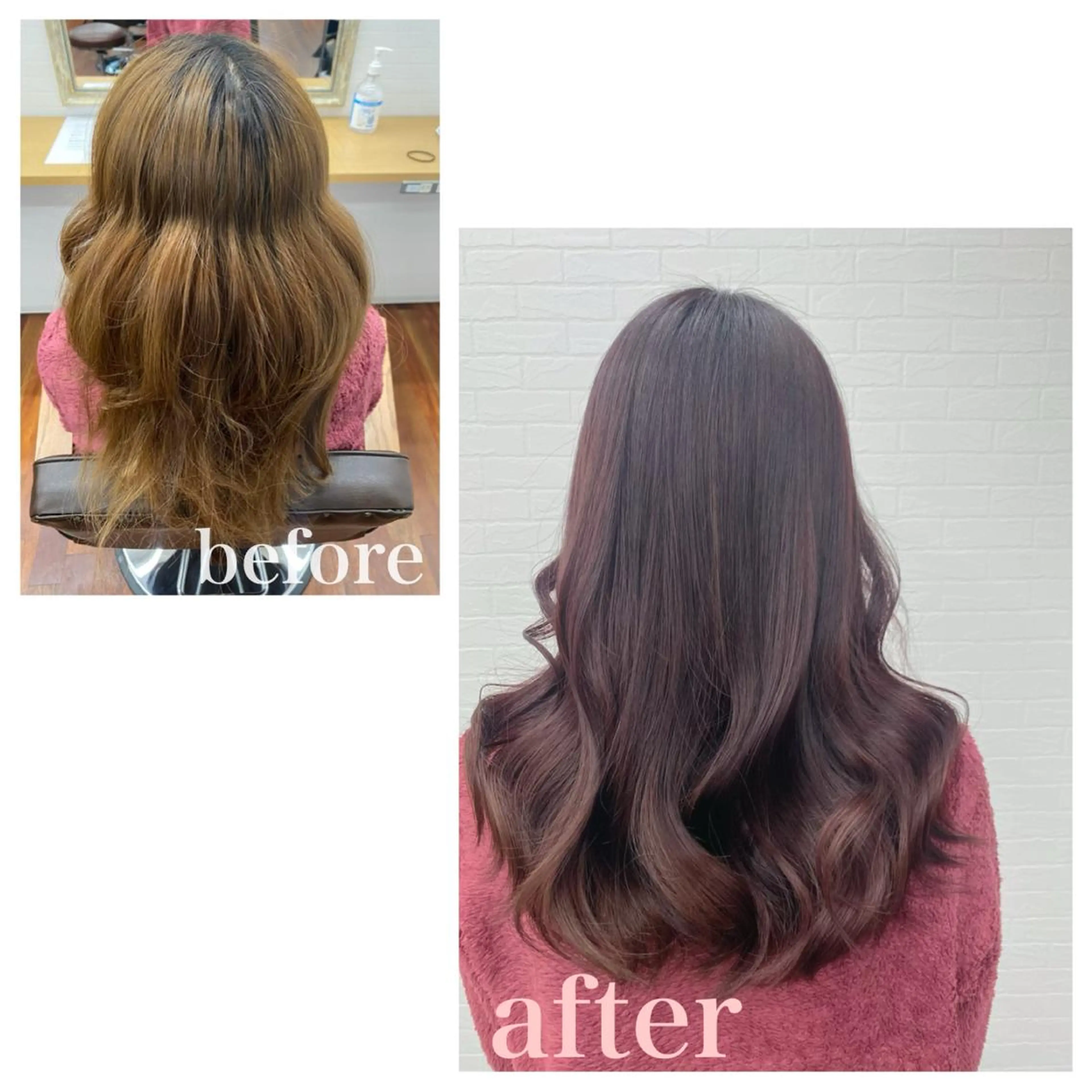 ロング カラー ブリーチ ピンクカラー GRANLUSSO 〜グランルッソ駅前店所属・木口 嘉美のヘアスタイル