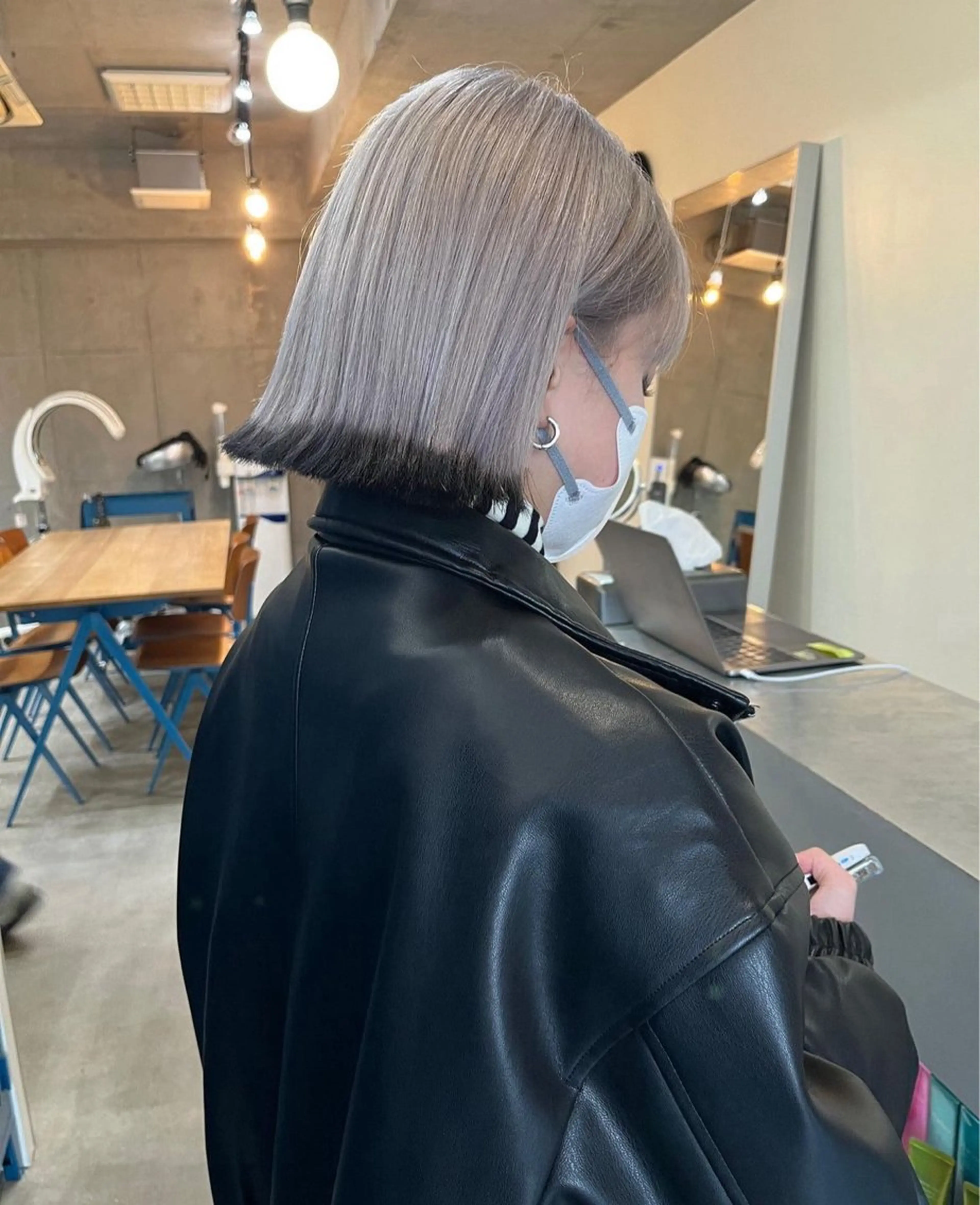 ショート カラー ブリーチ デザインカラー ヘアカラー 無料カット/ハイ トーンカラー/きらのヘアスタイル