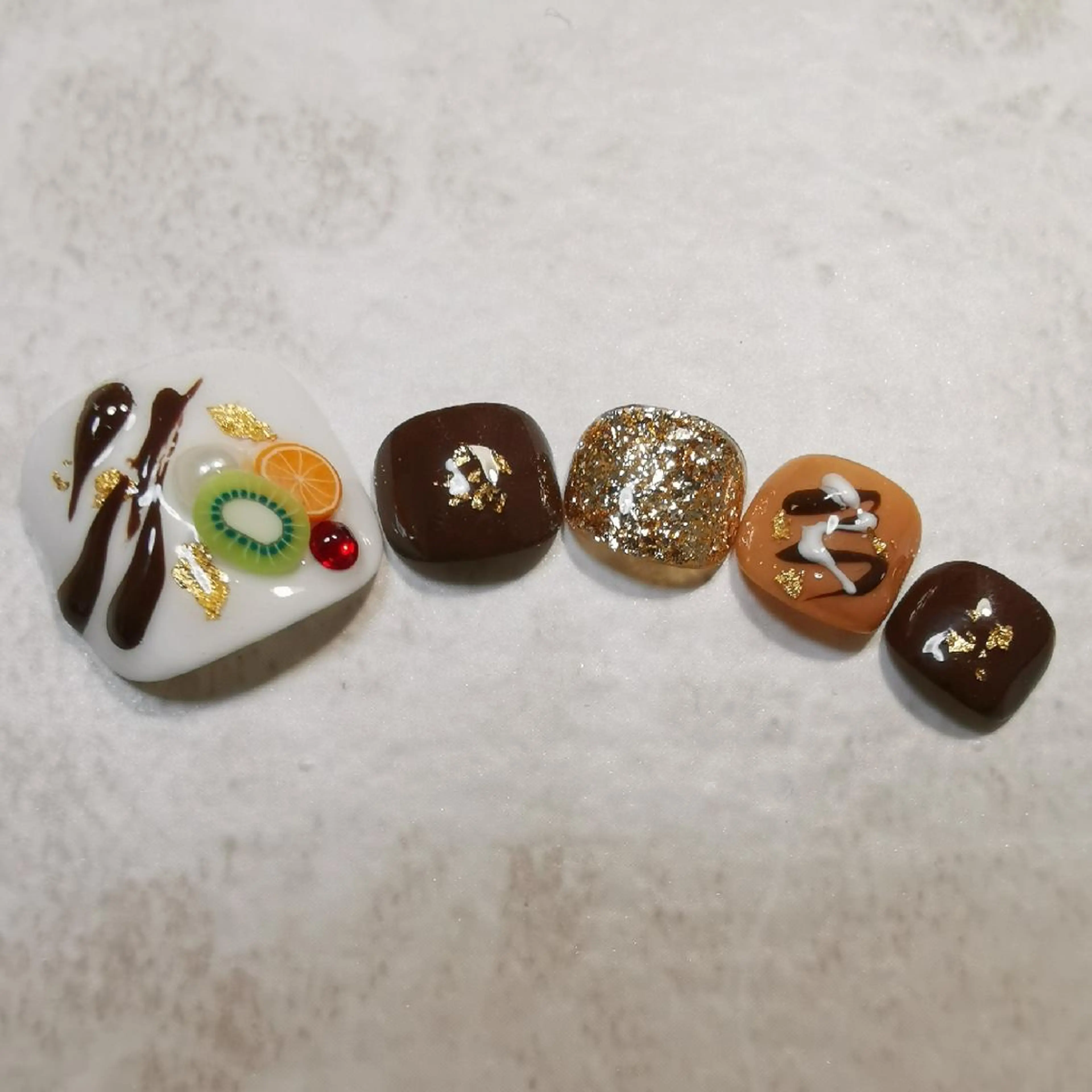 ネイル バレンタイン フットネイル reve あやののネイルデザイン