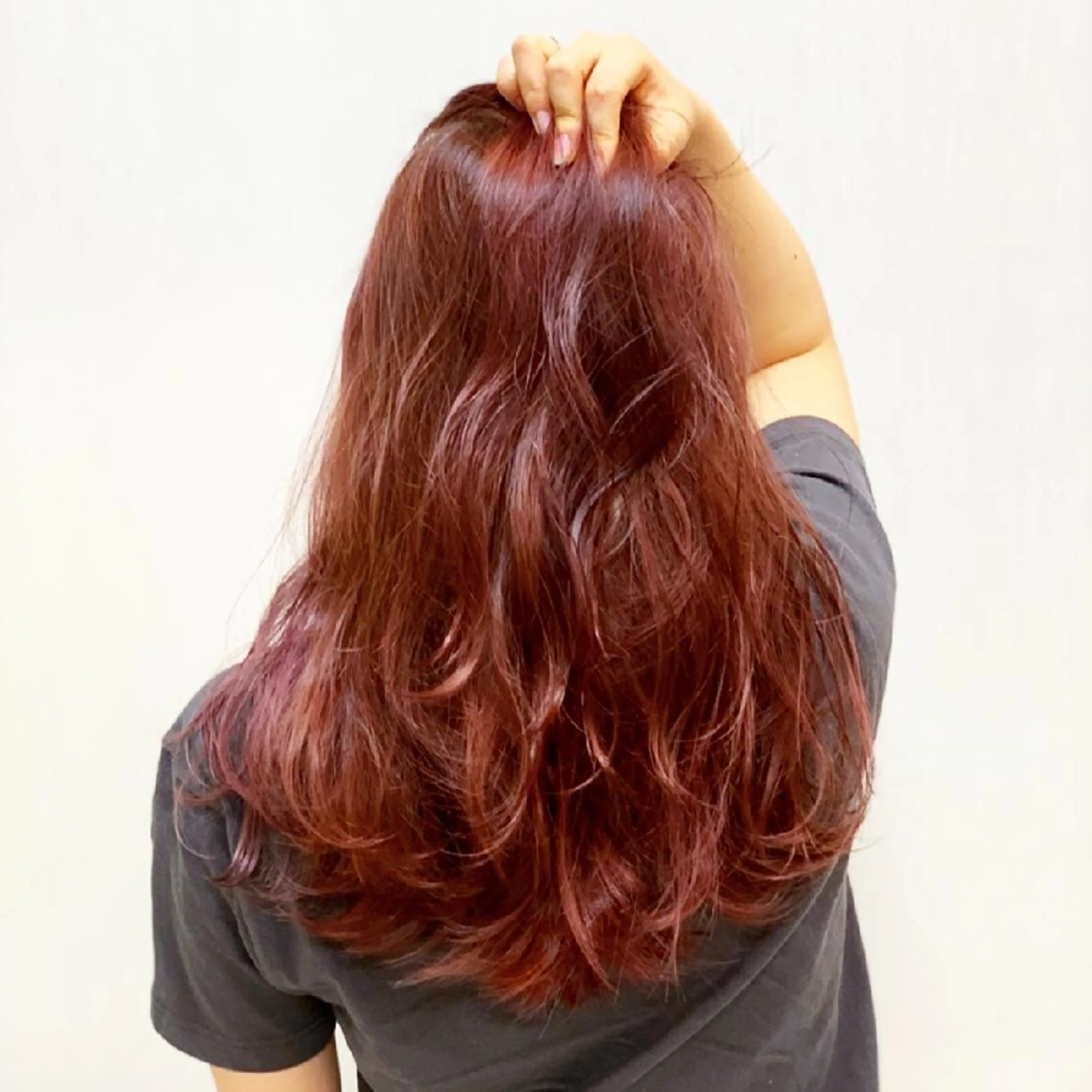 ロング カラー ピンクカラー ピンクパープル パープルカラー 💎大人ハイライト 💎上杉一也💎のヘアスタイル