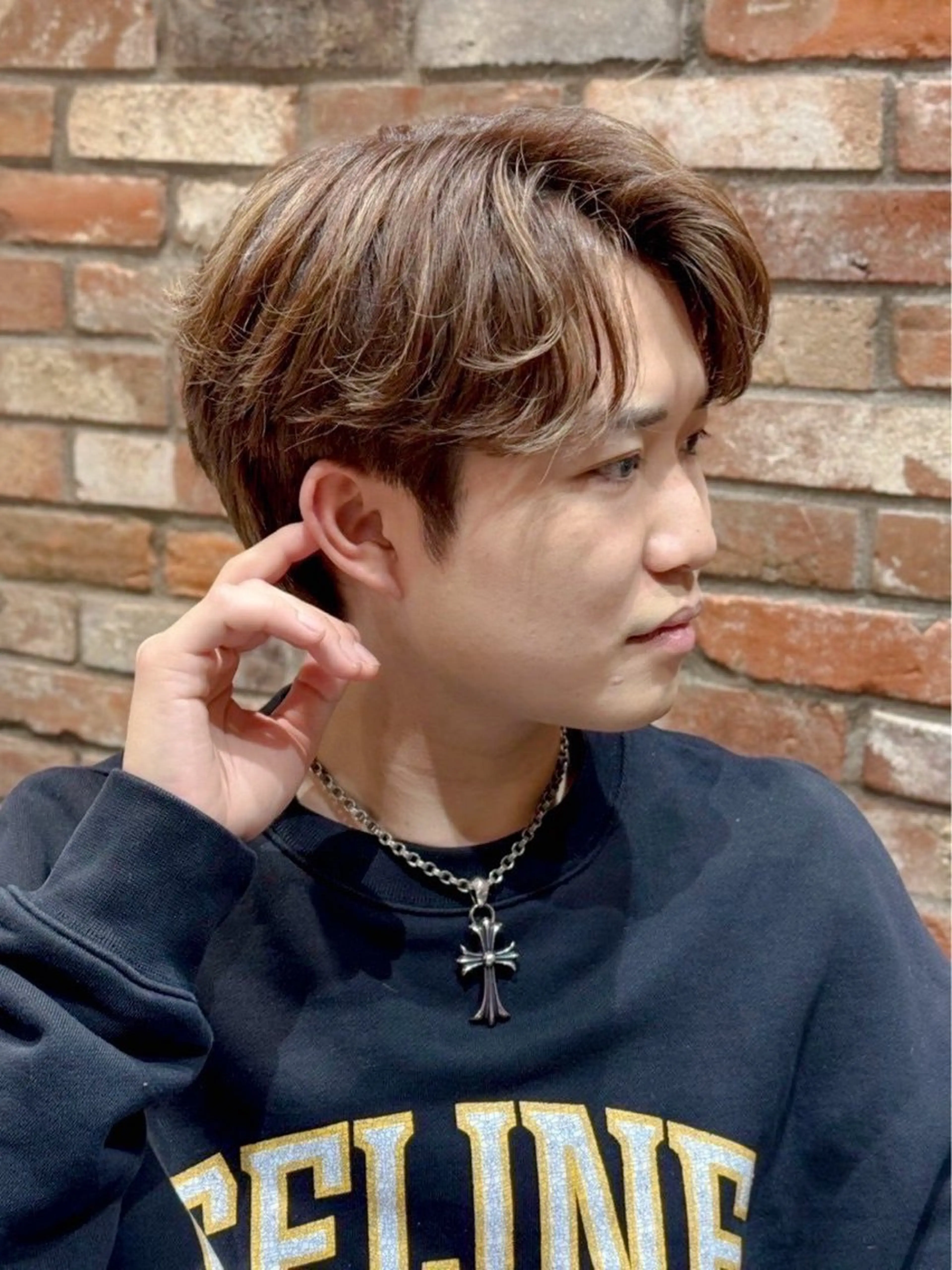 ショート パーマ メンズ プレミアムバーバー赤坂所属・野川 純麗のヘアスタイル