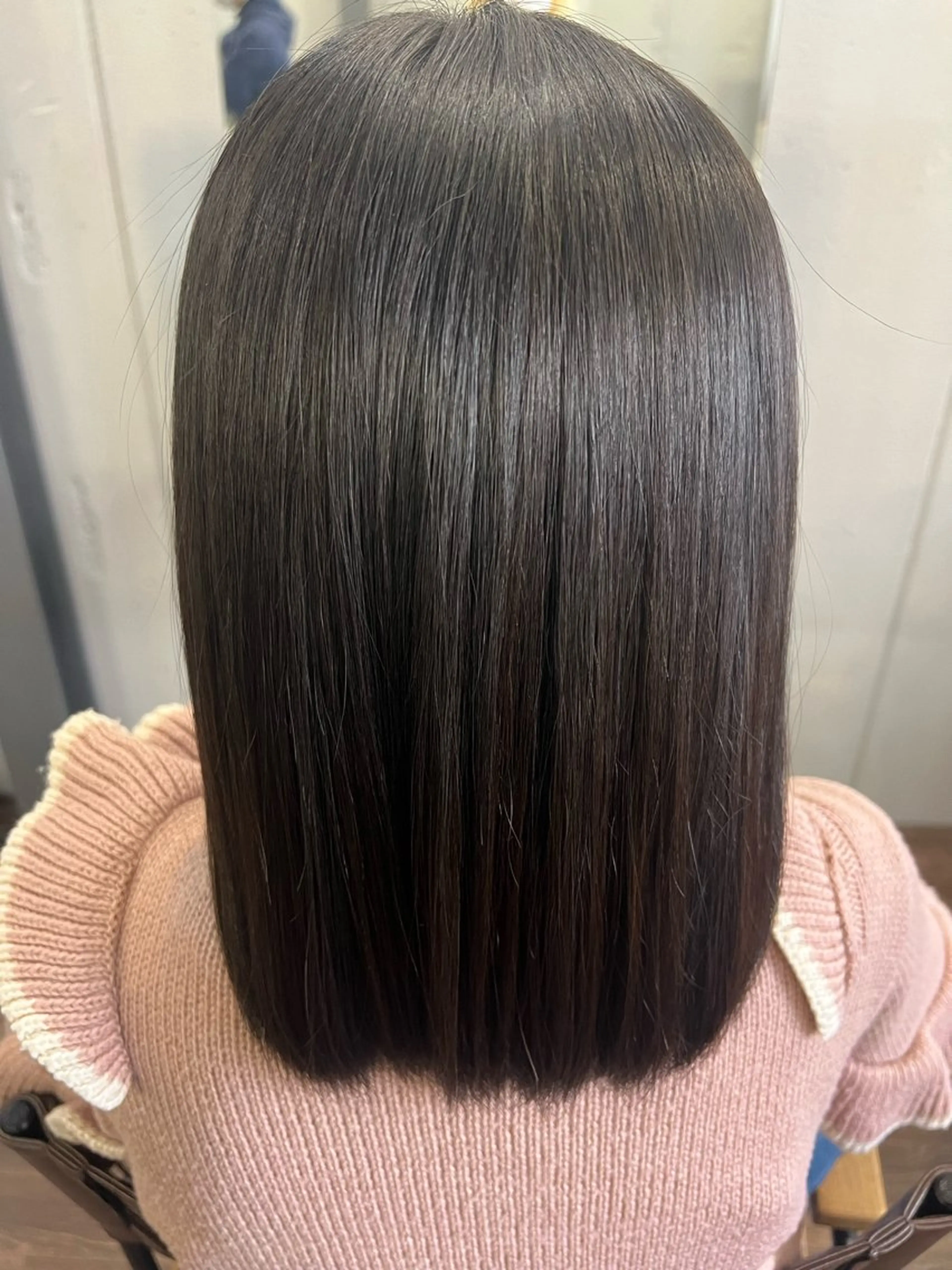 セミロング ハイライト 縮毛矯正 トリートメント terra🌈大久保 睦美のヘアスタイル