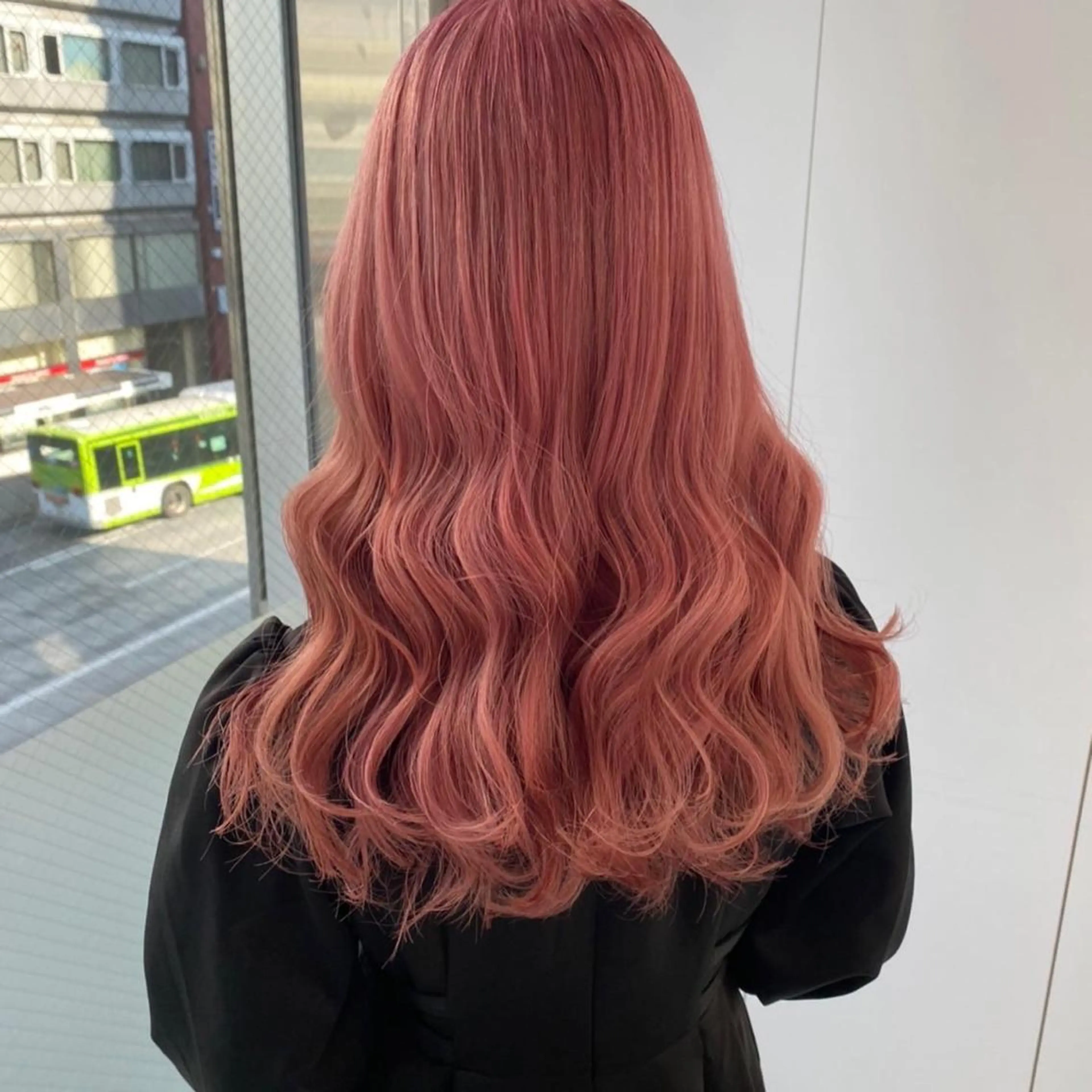 ロング カラー ピンクカラー ヘアカラー トリートメント ヘッドスパ ヘアセット 🤍ベージュ×艶髪 🤍Ryuta🤍のヘアスタイル