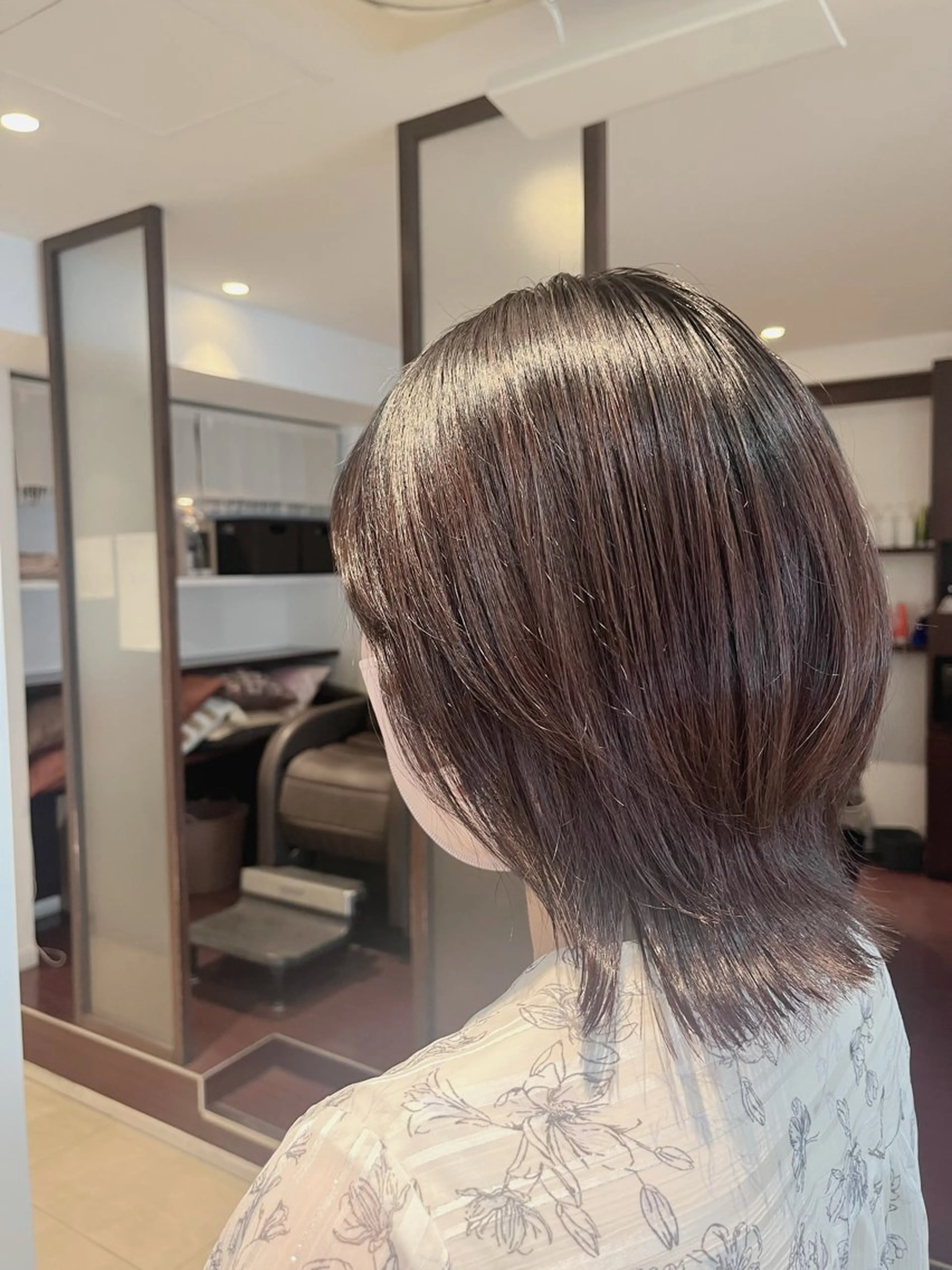 ミディアム カット 奥山 沙季(大井町)のヘアスタイル