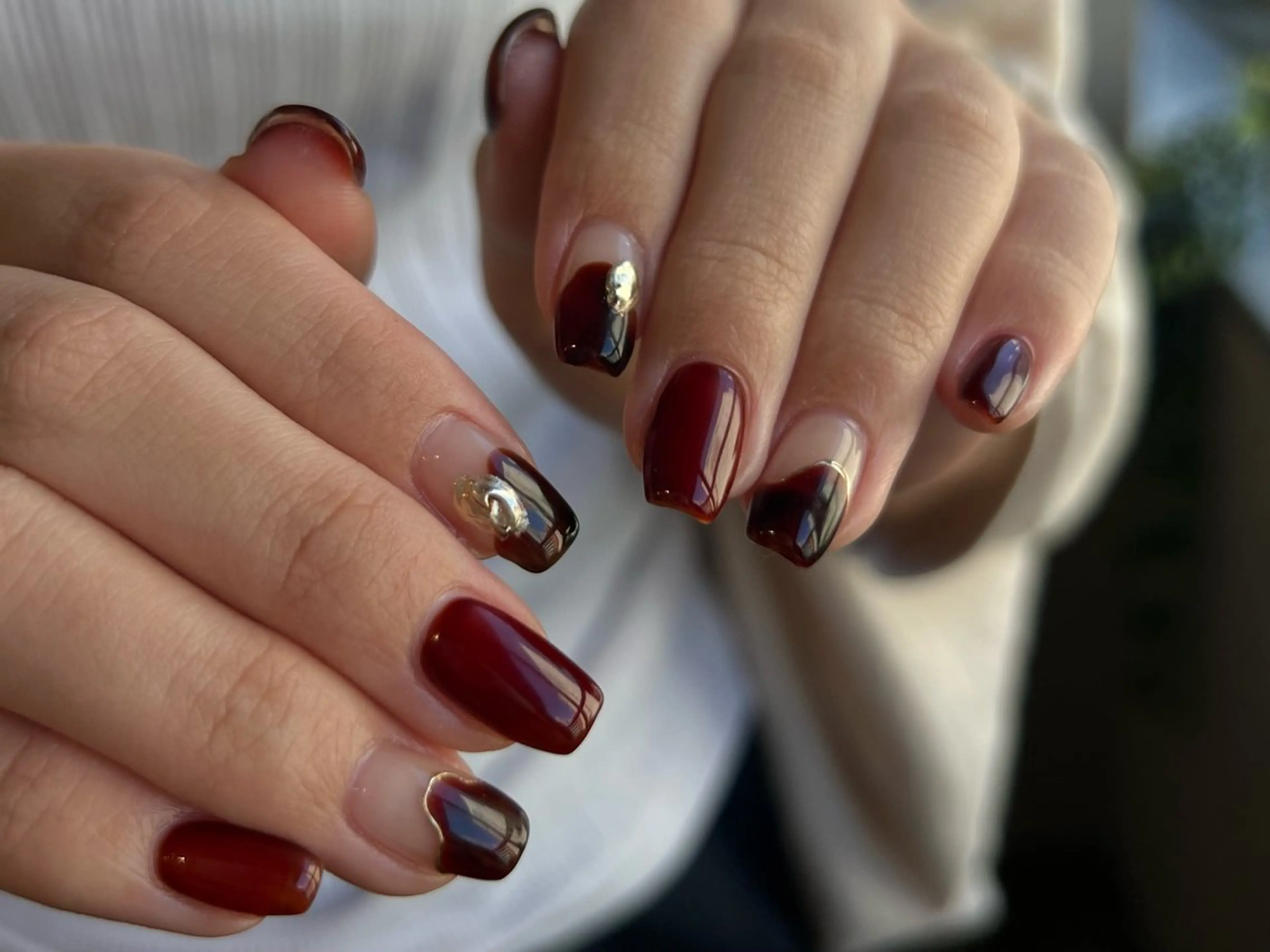 ネイル アートネイル シンプルネイル 金木犀　札幌駅前店所属・金木犀ネイルサロン 三浦のネイルデザイン