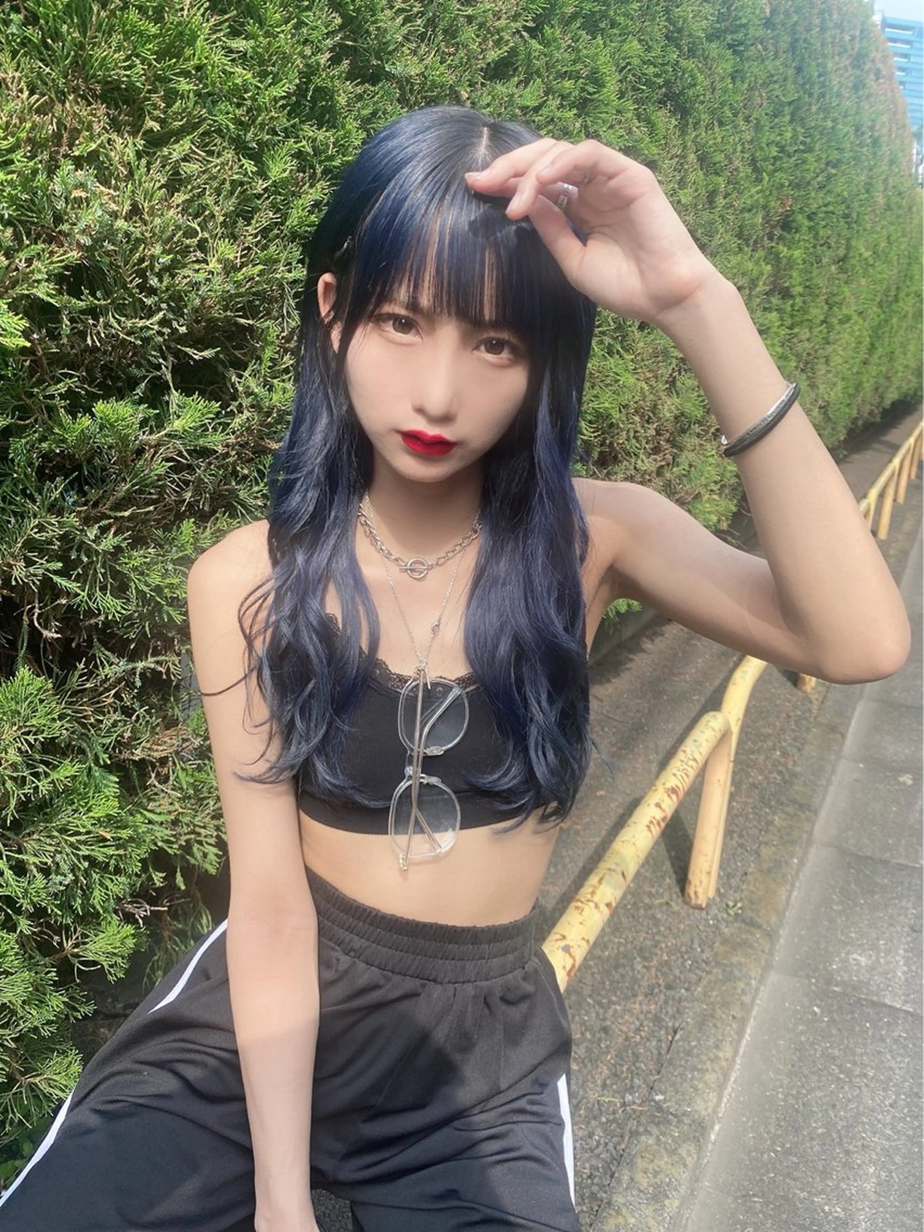 ロング カラー ハイトーン/ウルフ /小澤凌祐🦕のヘアスタイル