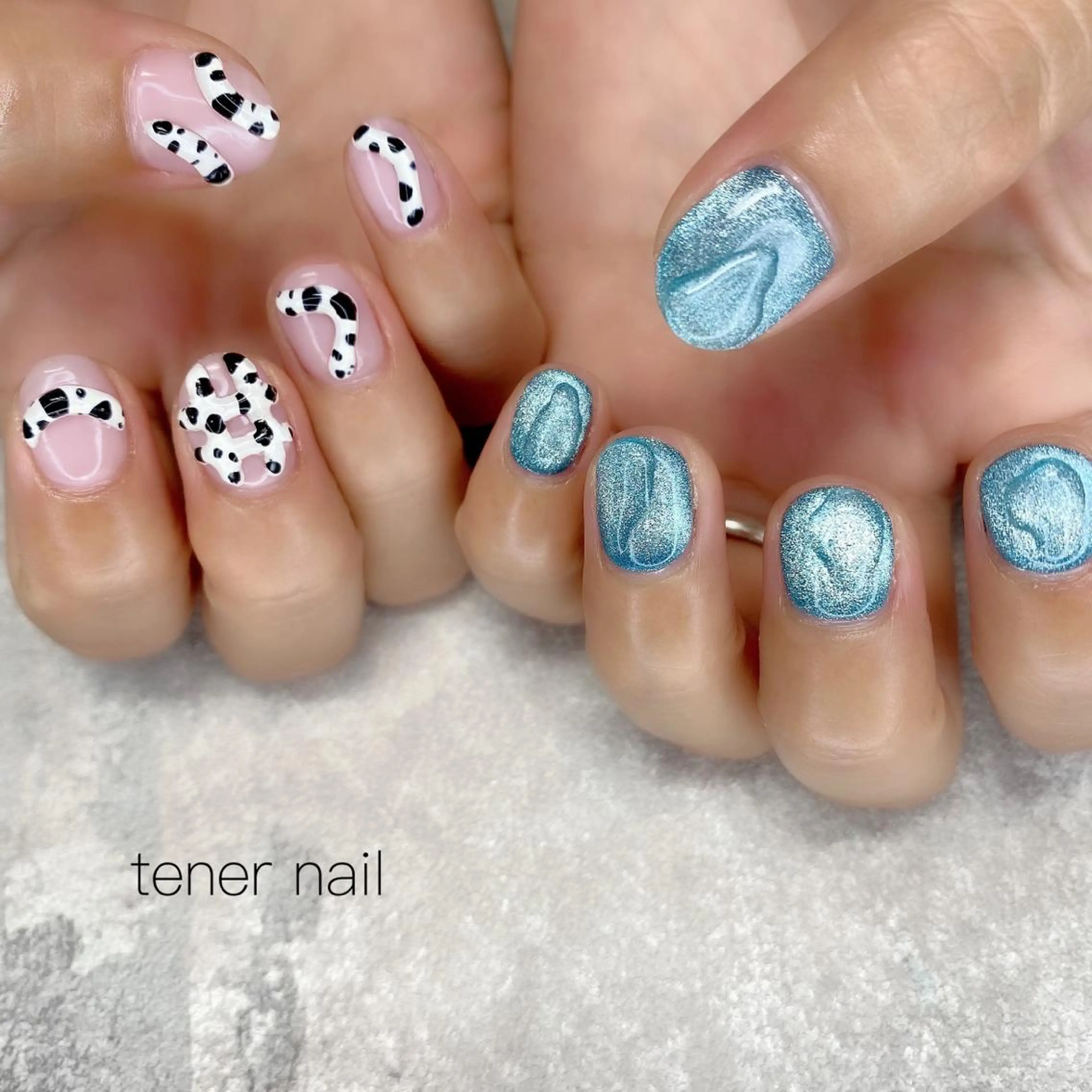 ネイル マグネットネイル ぷっくりネイル tener  nail  テネルネイル所属・テネルネイル tener nailのネイルデザイン