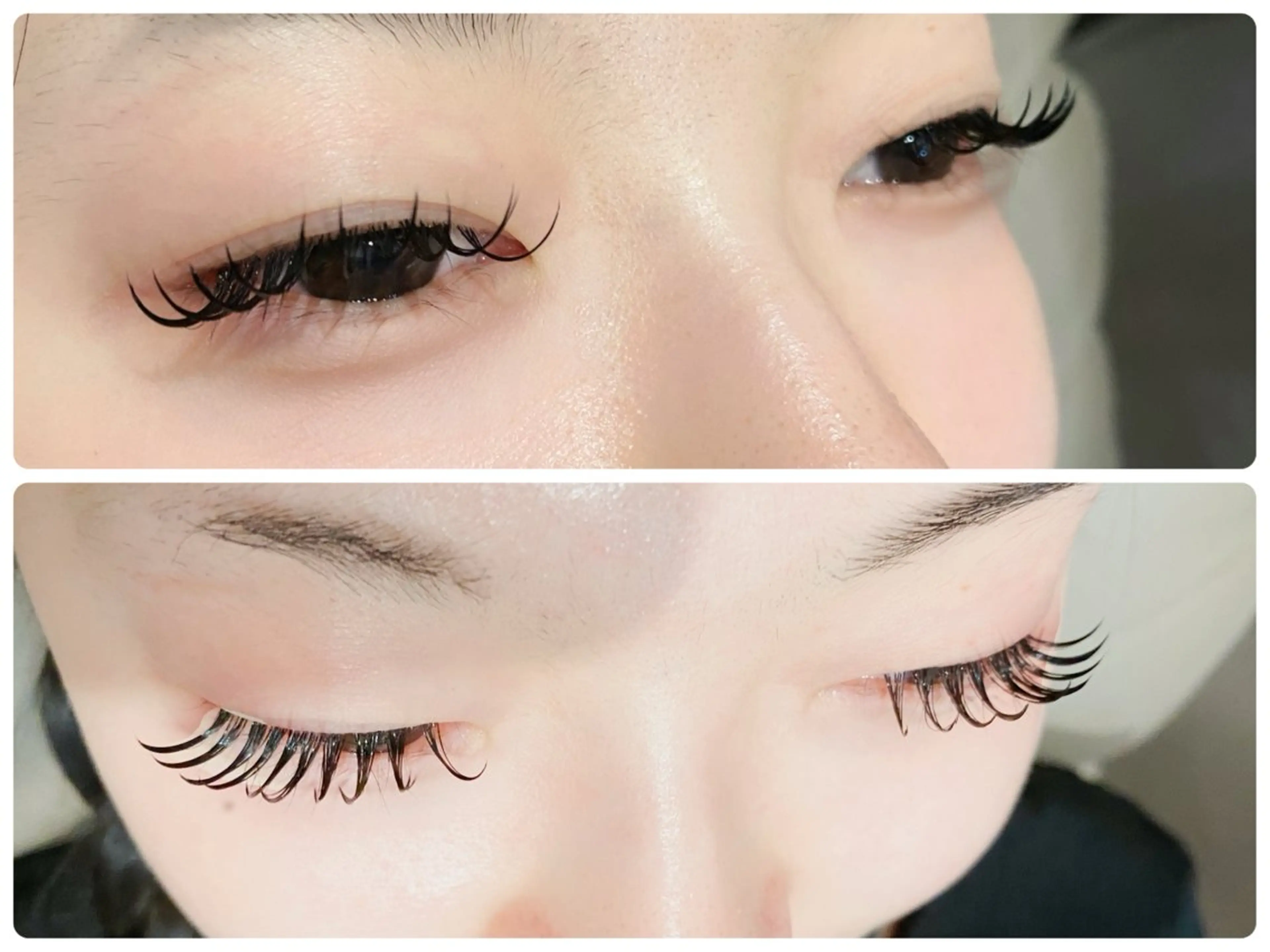 マツエク・マツパ 付け放題 フラットラッシュ ＷＥＬＩＮＡ YOSHIMIのマツエク・マツパデザイン