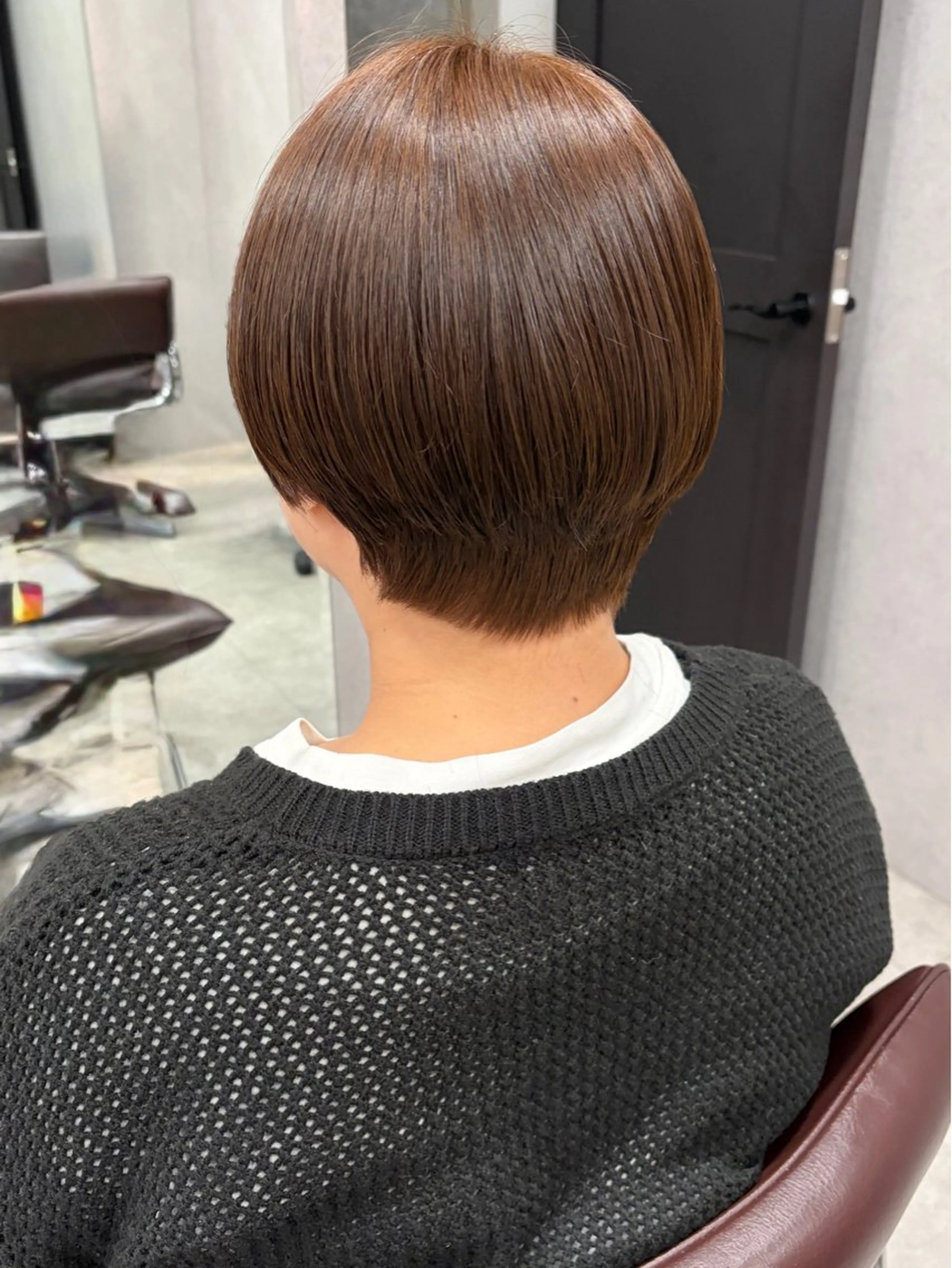 ショート カット あらい みゆのヘアスタイル