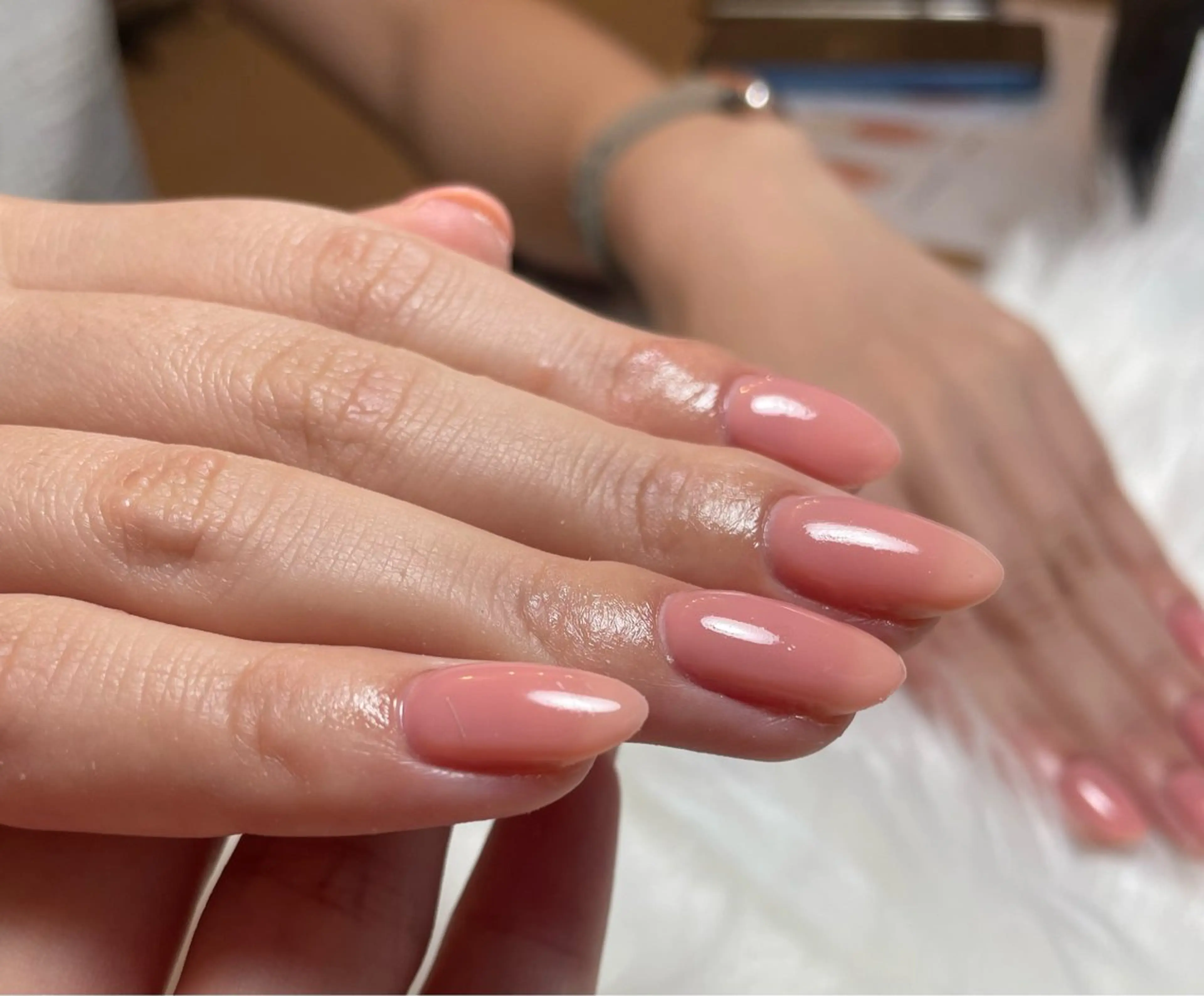 ネイル ワンカラーネイル eyelash&nail YUZUME所属・Narumi/ YUZUME銀座のネイルデザイン