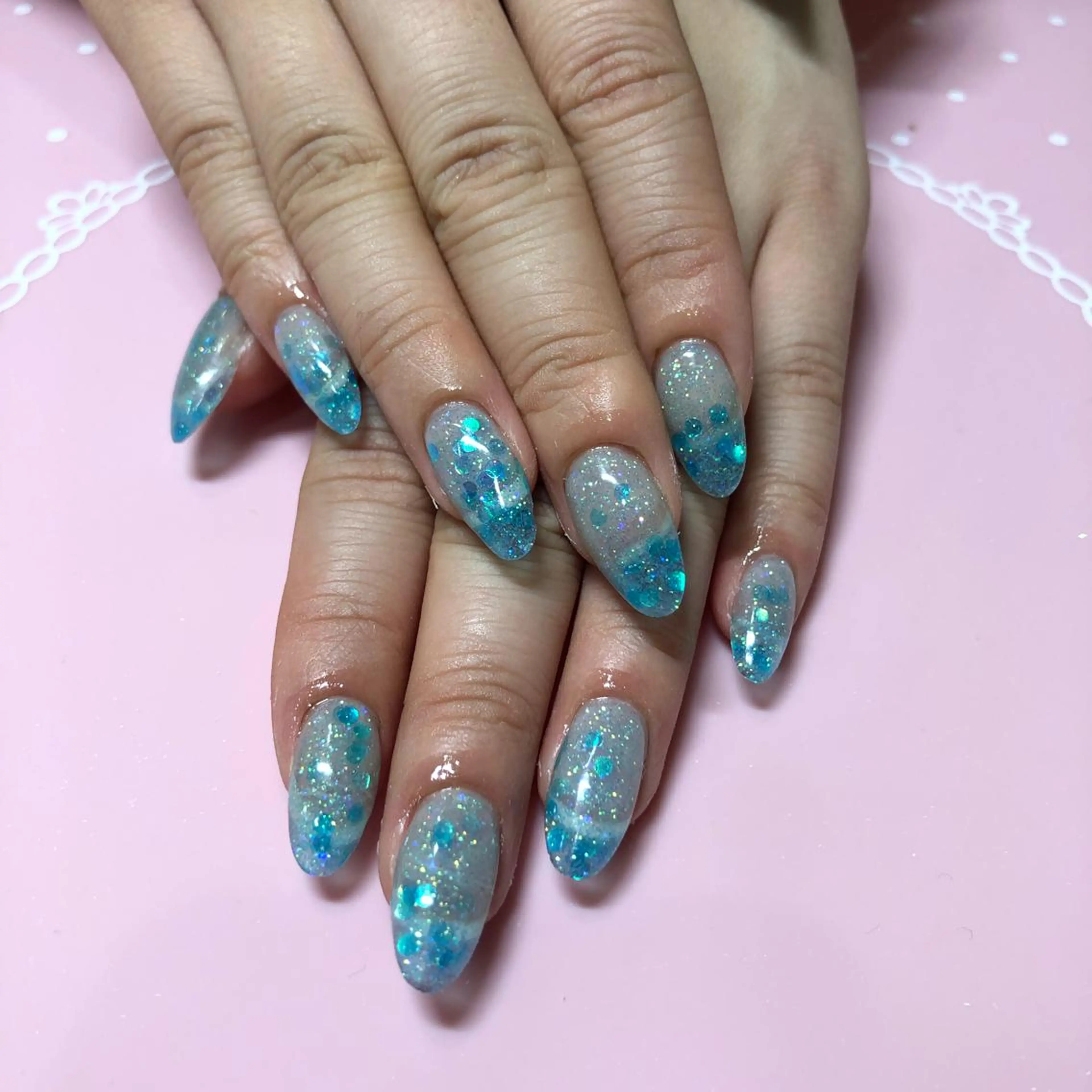 ショート ネイル ハンドネイル 《LB》ラブリエ Nail&eyeのマツエク・マツパデザイン