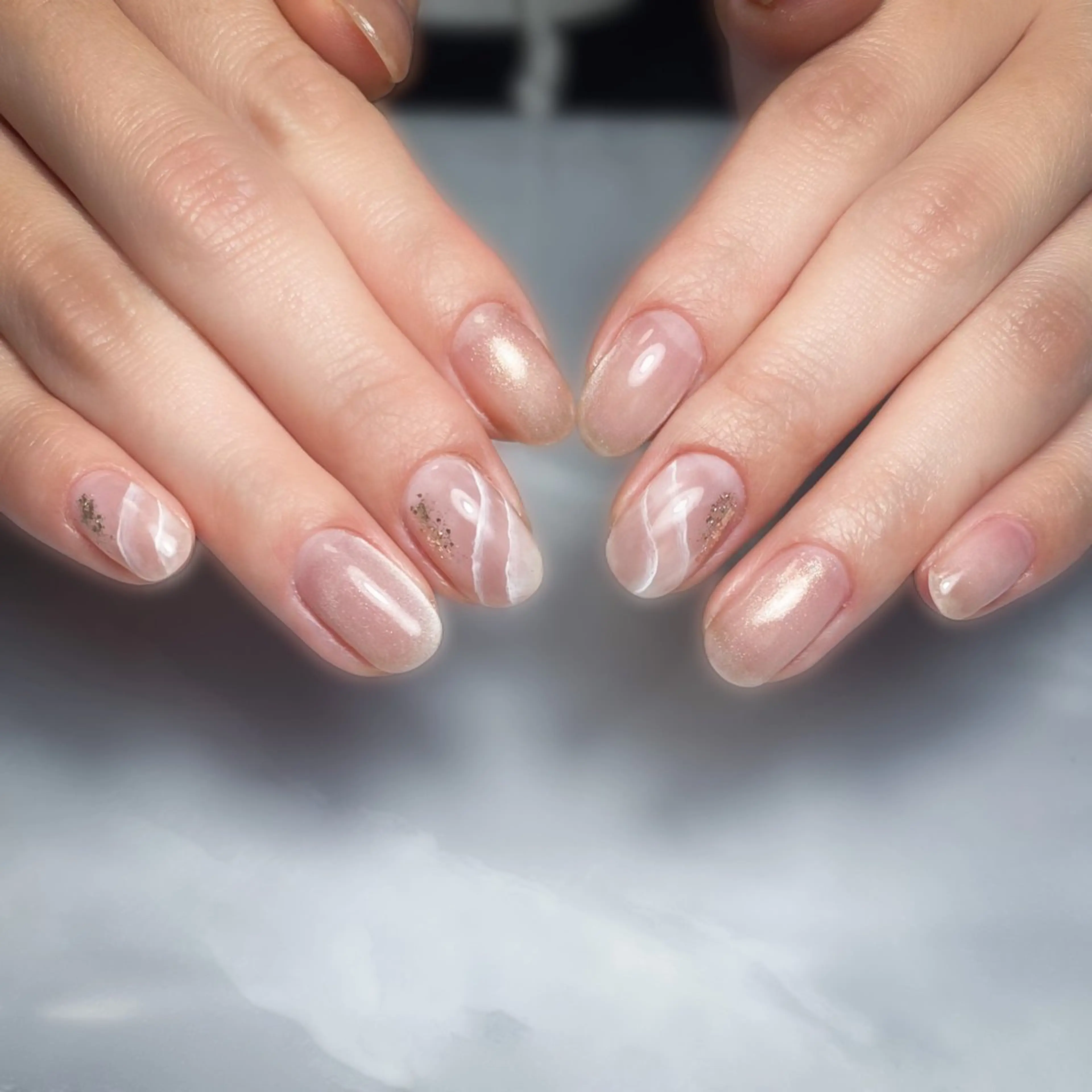 ネイル マグネットネイル ニュアンスネイル ハンドネイル &.nail/ ニュアンス/持込み可のネイルデザイン