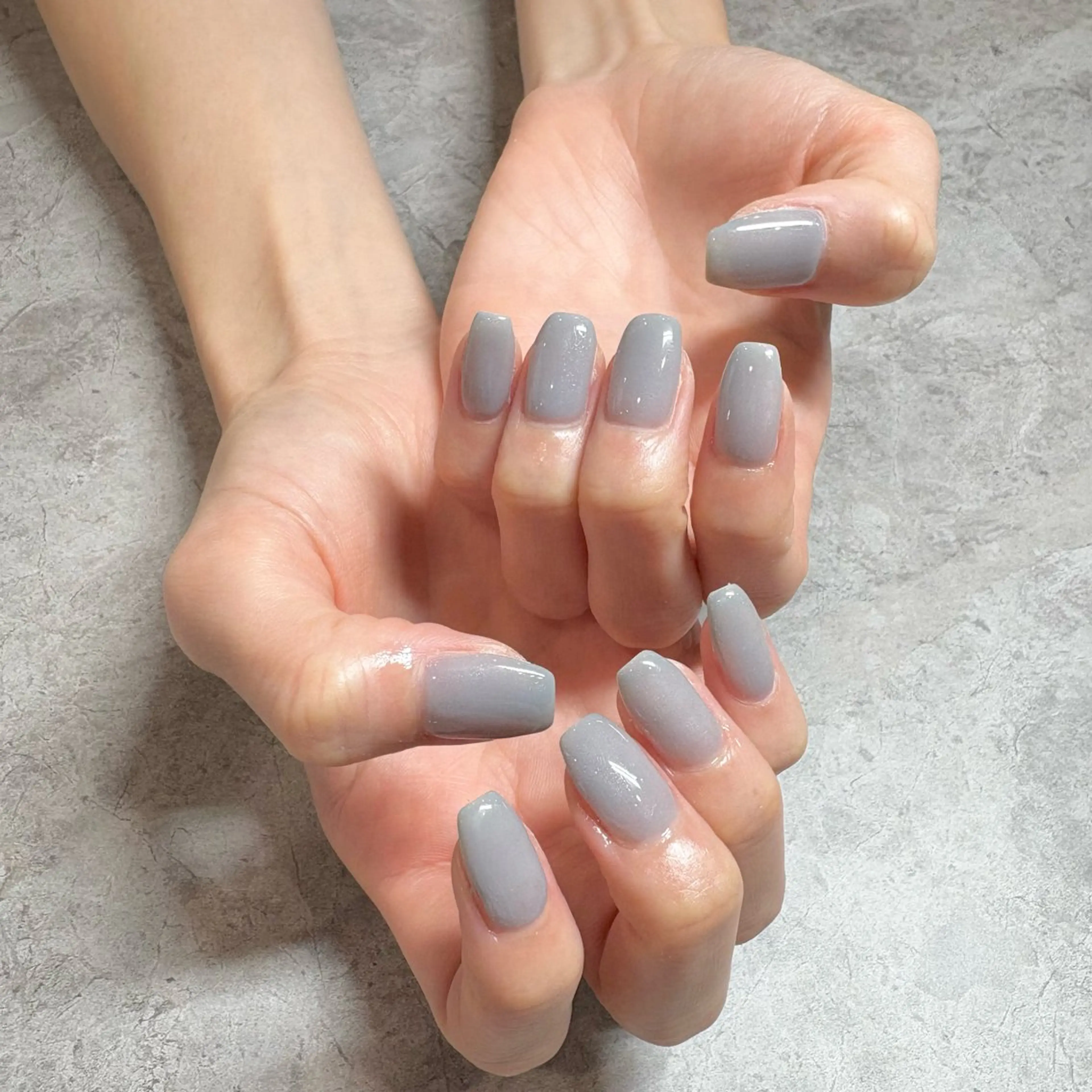 10本長さだし+ワンカラーorラメグラ🧡オフ込み(ご新規様のみオフ無料/リピーター様¥1100)の写真