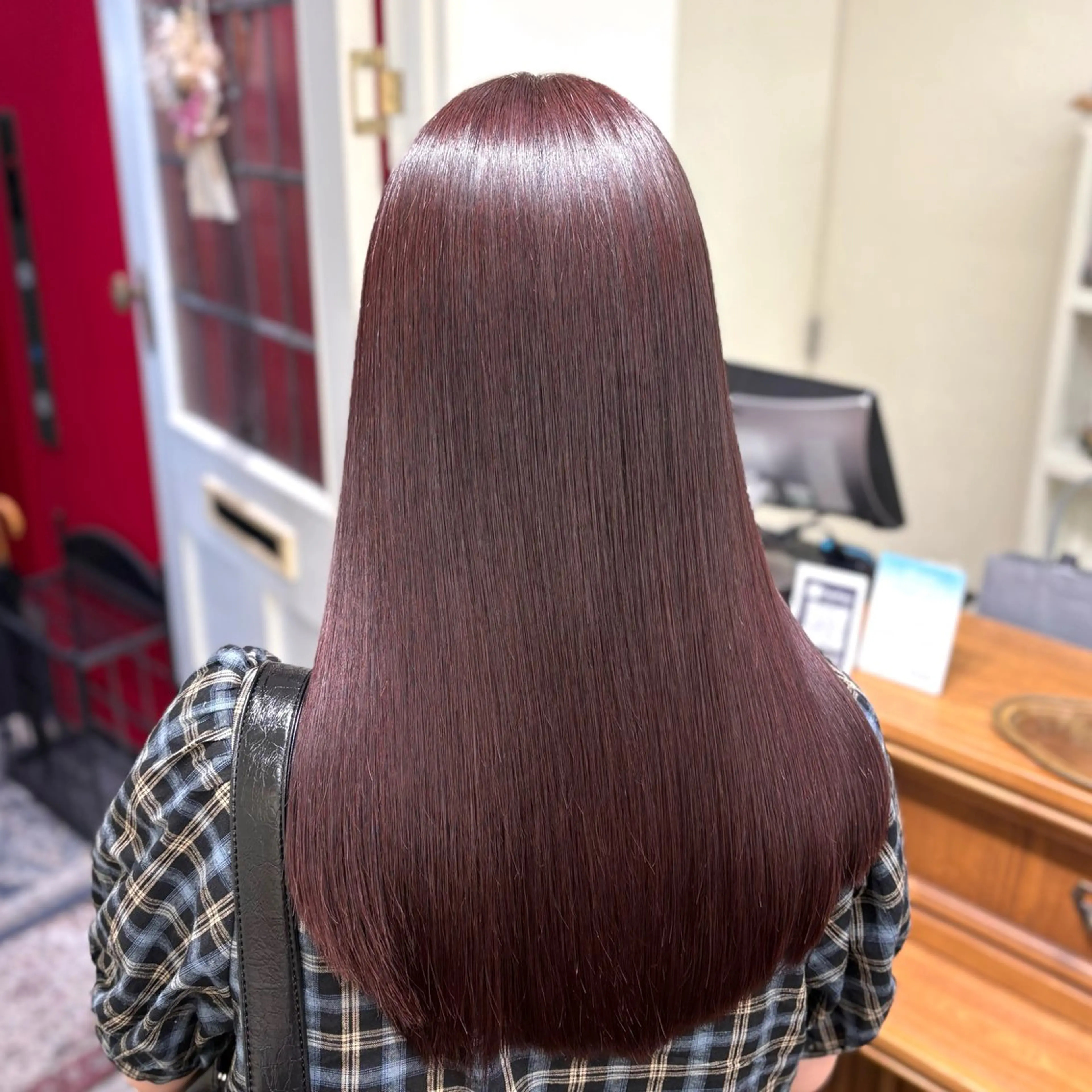 ロング カラー カット ヘアカラー トリートメント 🎀ときの/髪質改善 透けｯ暖色カラー🪞のヘアスタイル