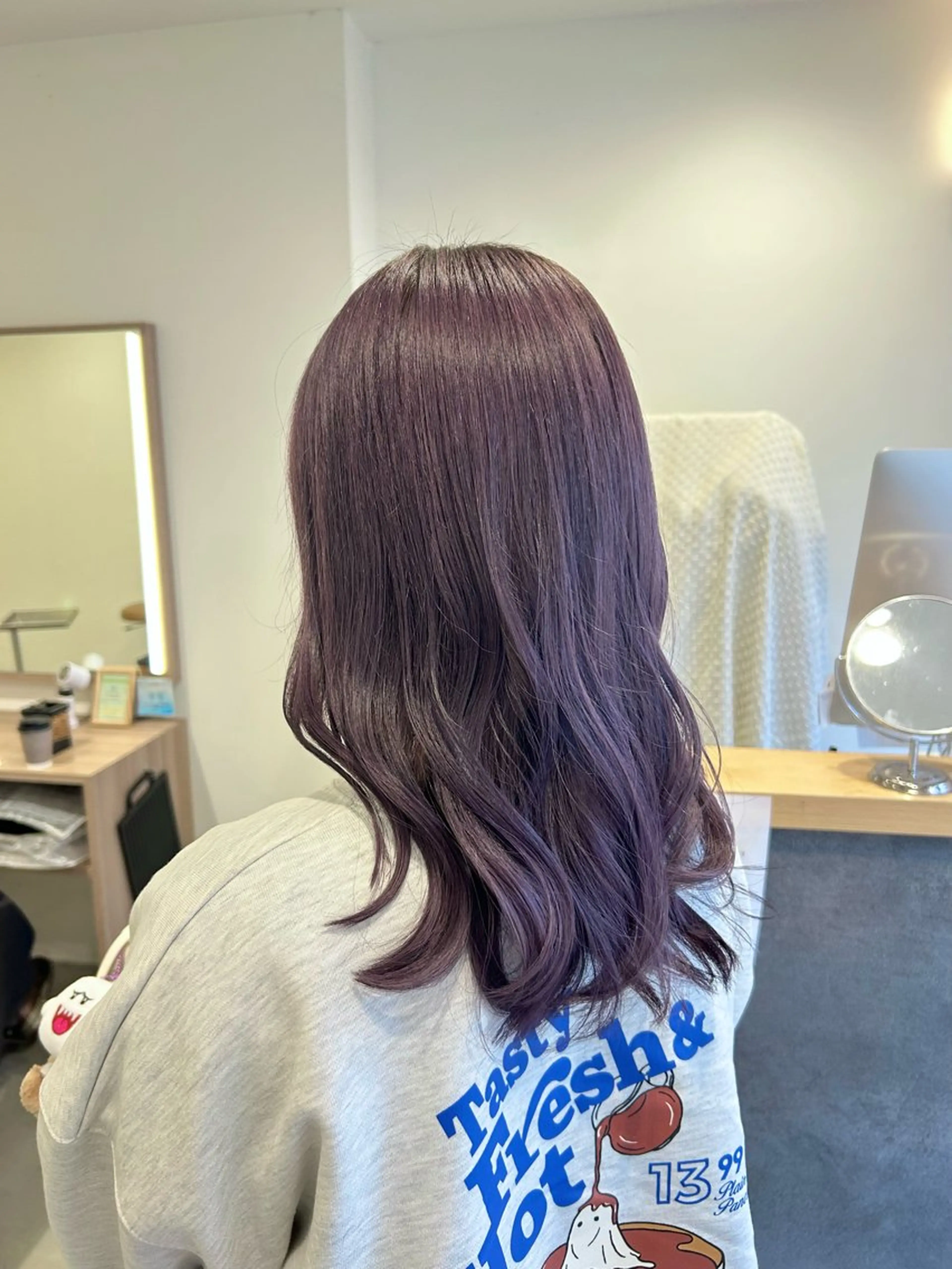 ロング カラー カット ヘアカラー トリートメント 🎀透明感カラー🎀 mikaのヘアスタイル