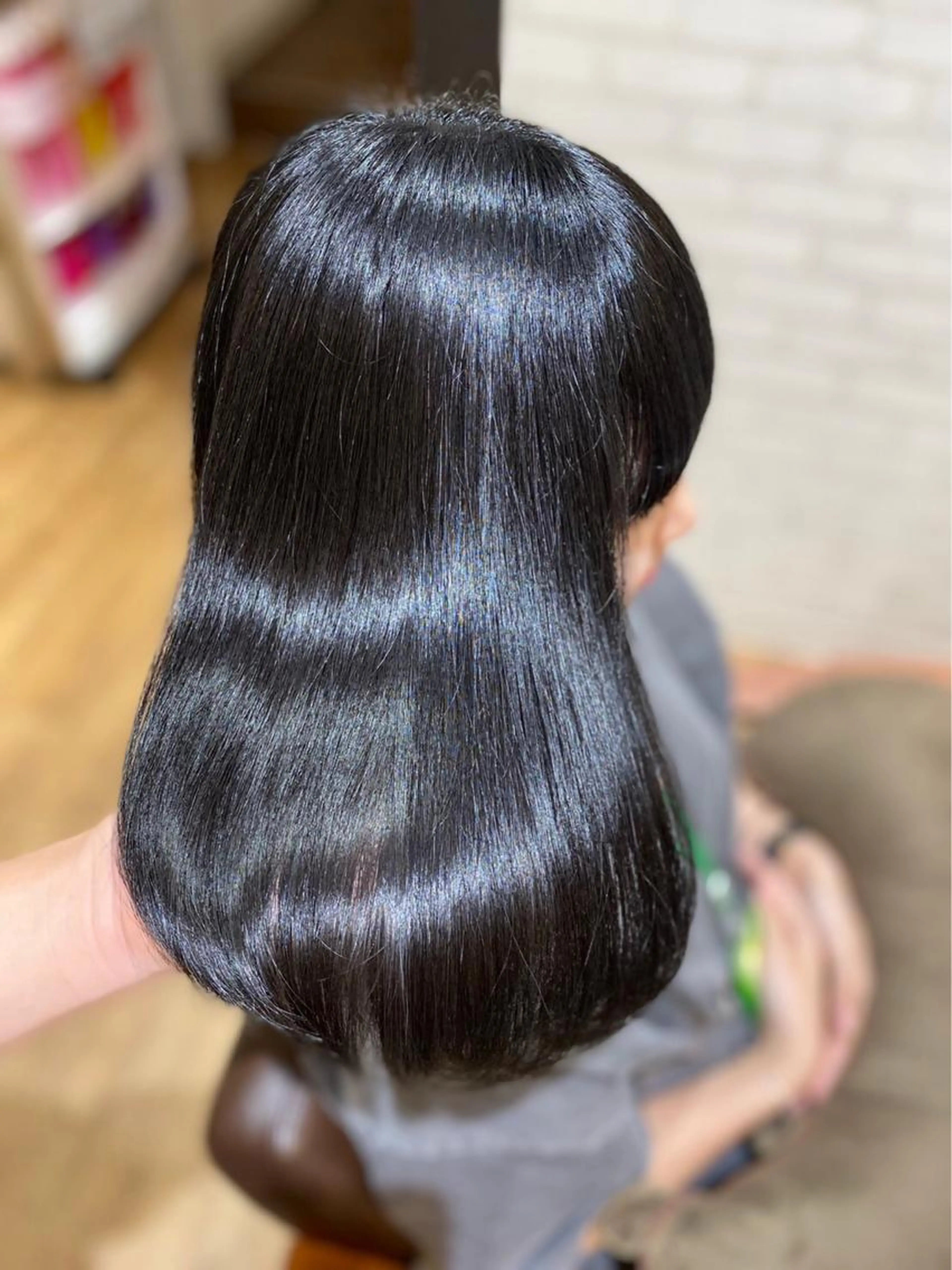 ⚠️ご新規様限り⚠️カット＋ツヤッツヤ✨髪質改善！酸熱トリートメント  シャンプースタイリング込の写真