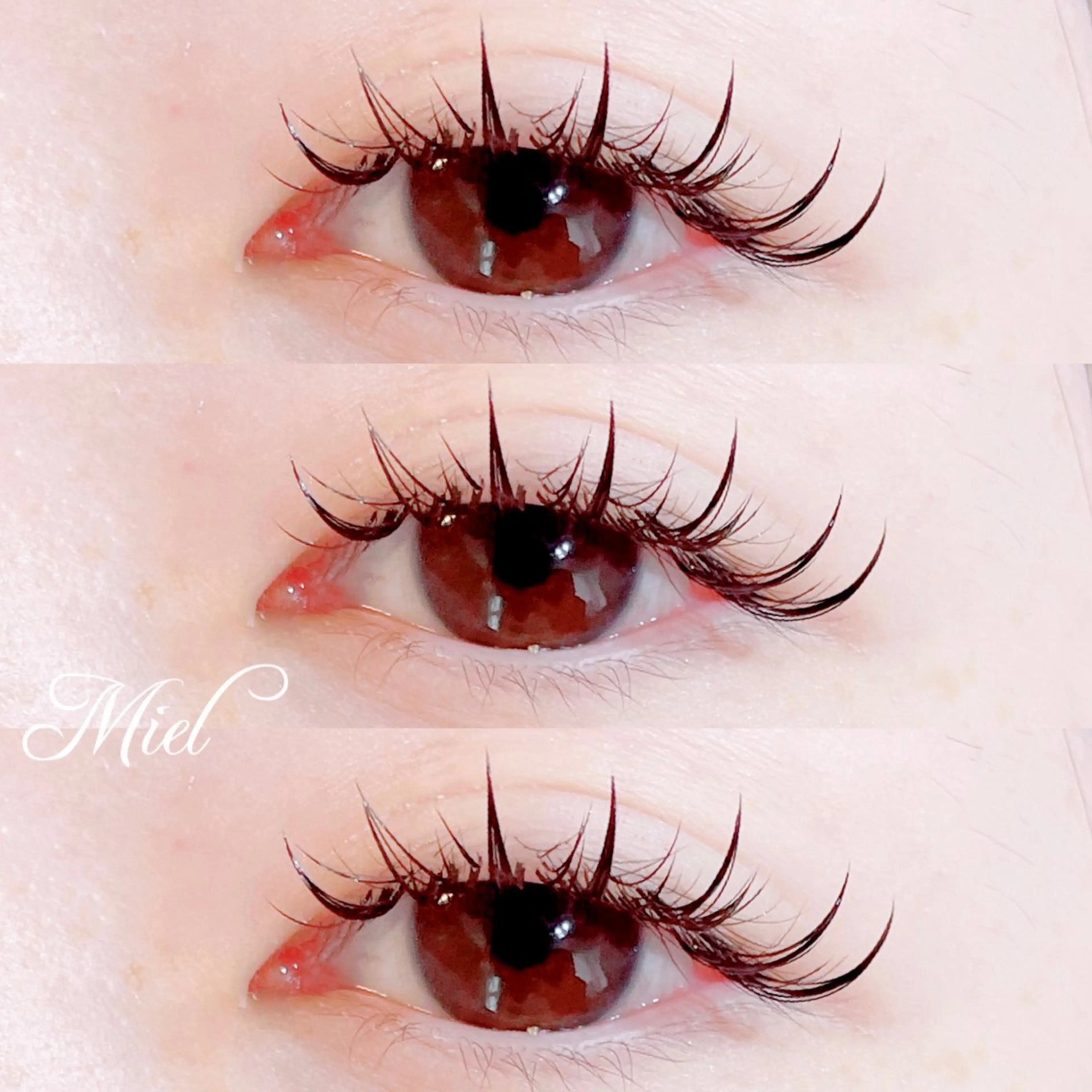 マツエク・マツパ カラーマツエク フラットラッシュ ボリュームラッシュ ワンホンマツエク Mori ✨Mystical✨のマツエク・マツパデザイン