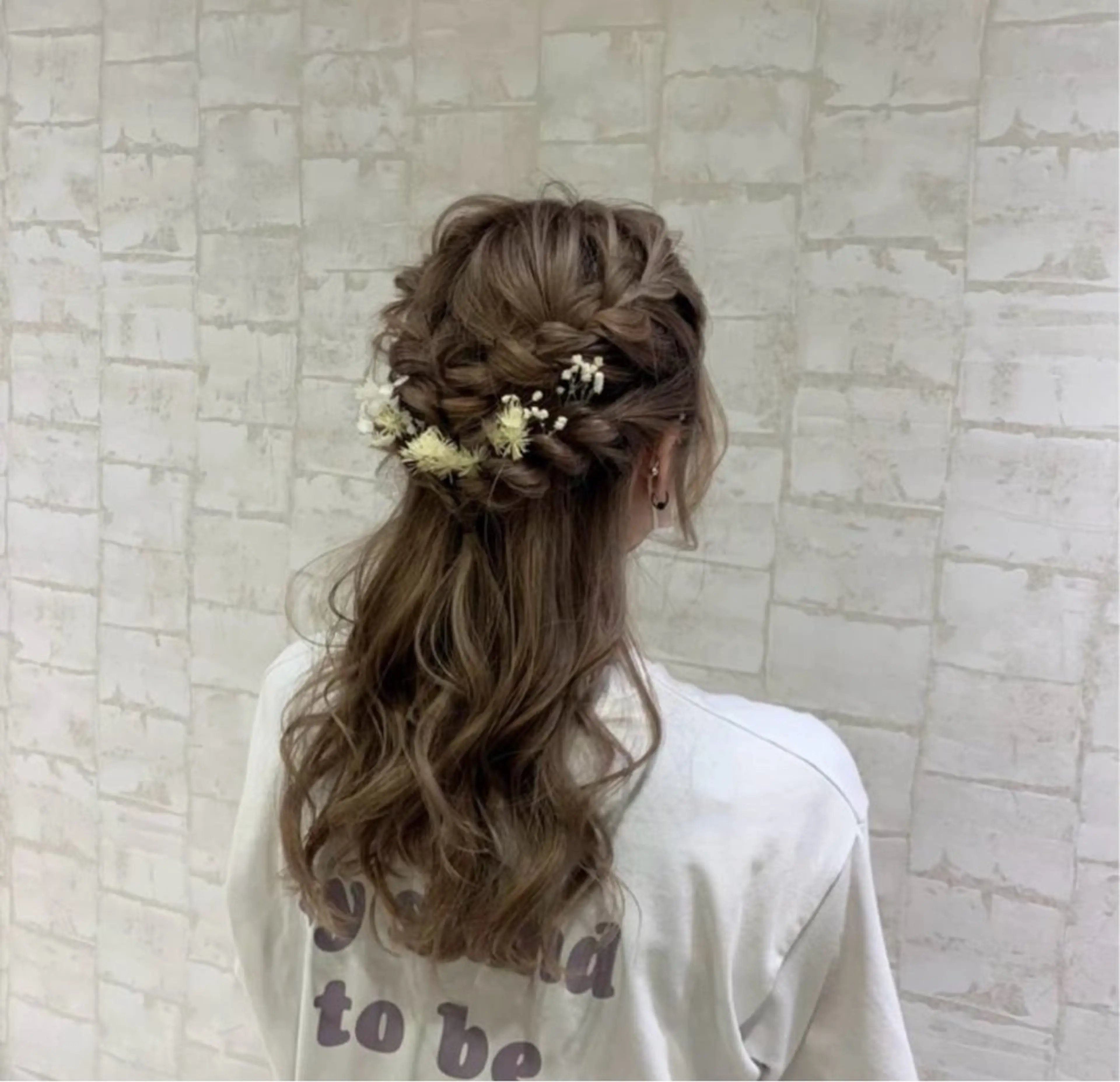 セミロング ヘアアレンジ ヘアセット 🩰モテ艶girly ヘア🪽彩香‎🪡⟡のヘアスタイル