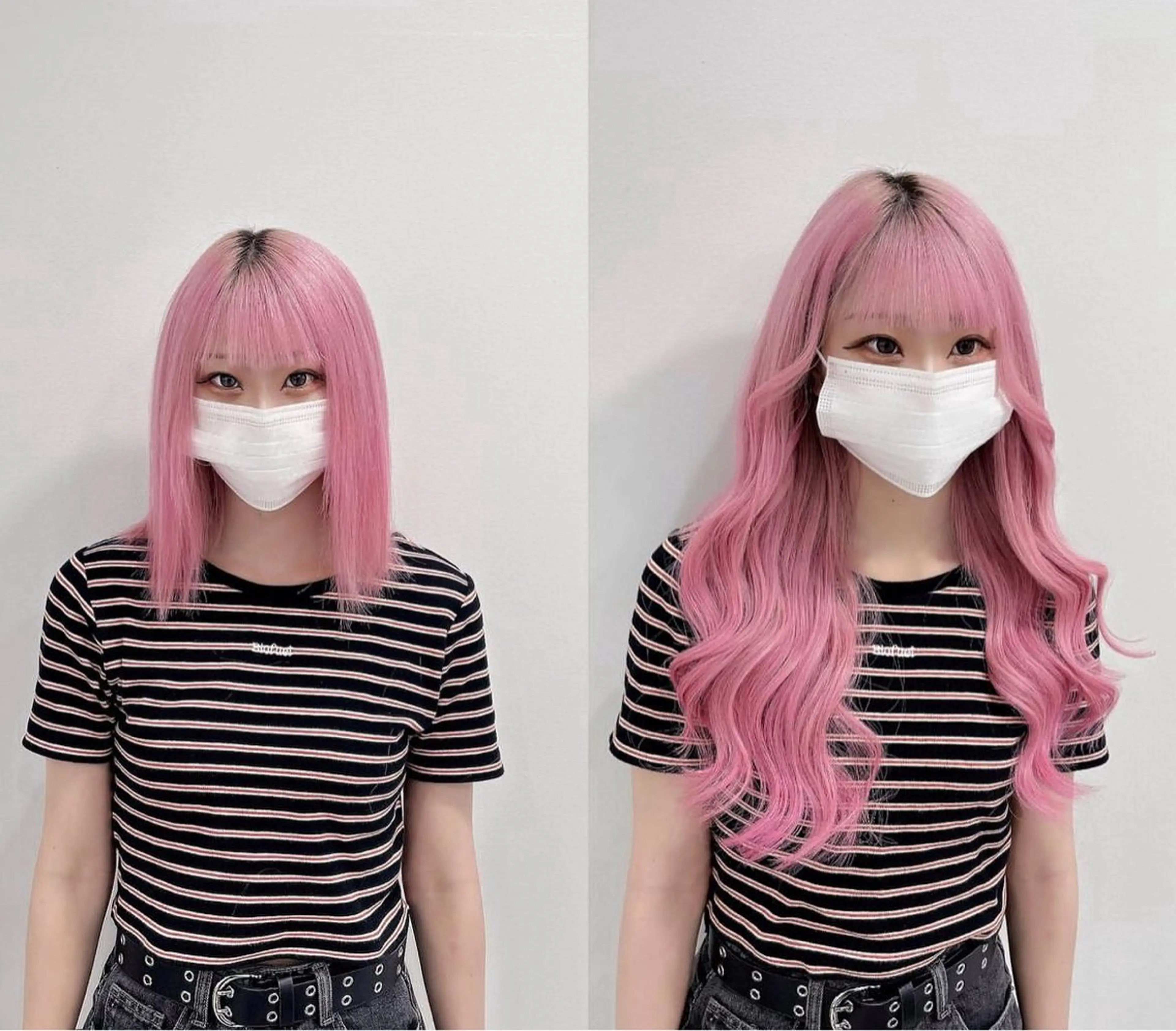 ロング コウ チホウのヘアスタイル