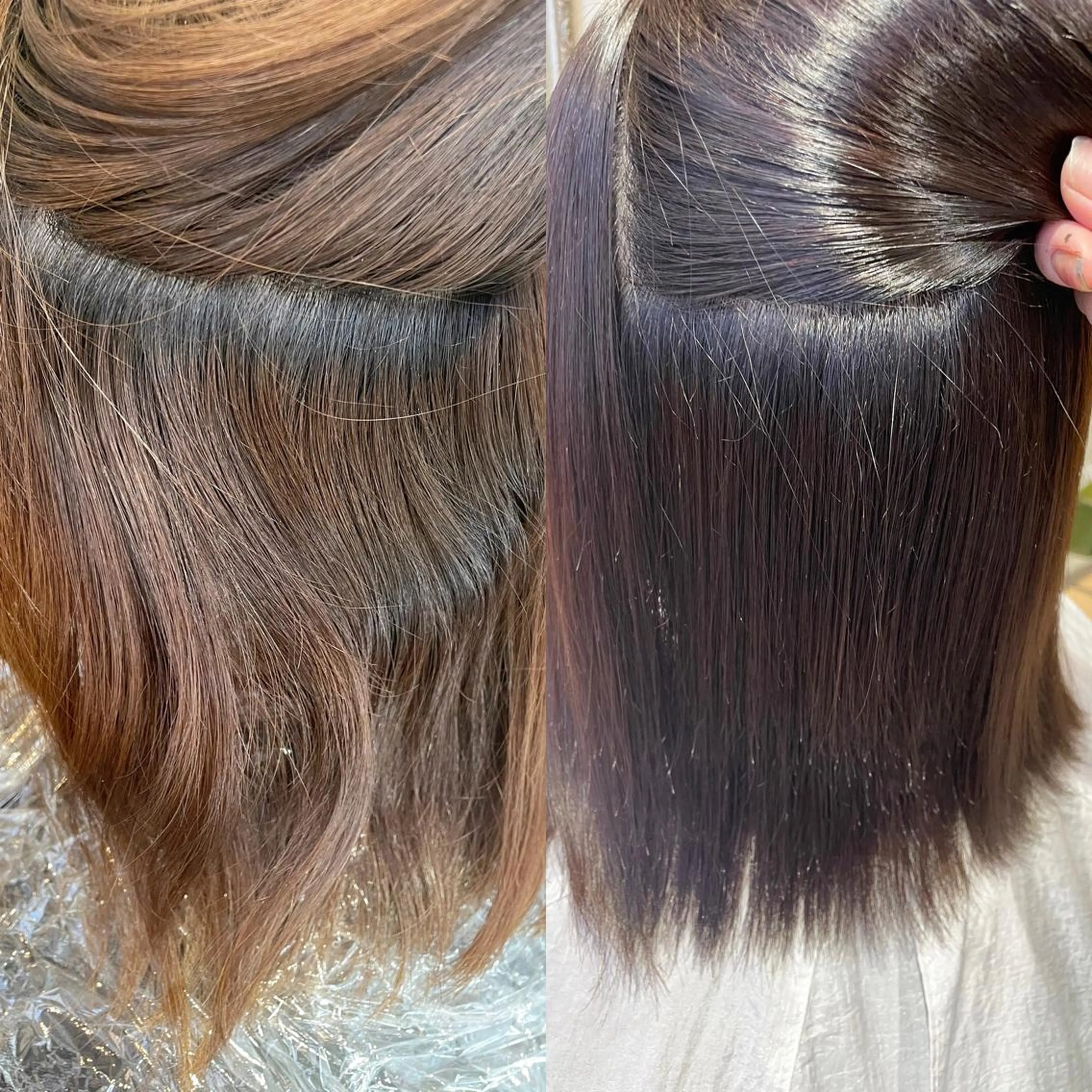 セミロング 髪質改善/縮毛/新宿 🫧SUZUKA🫧のヘアスタイル