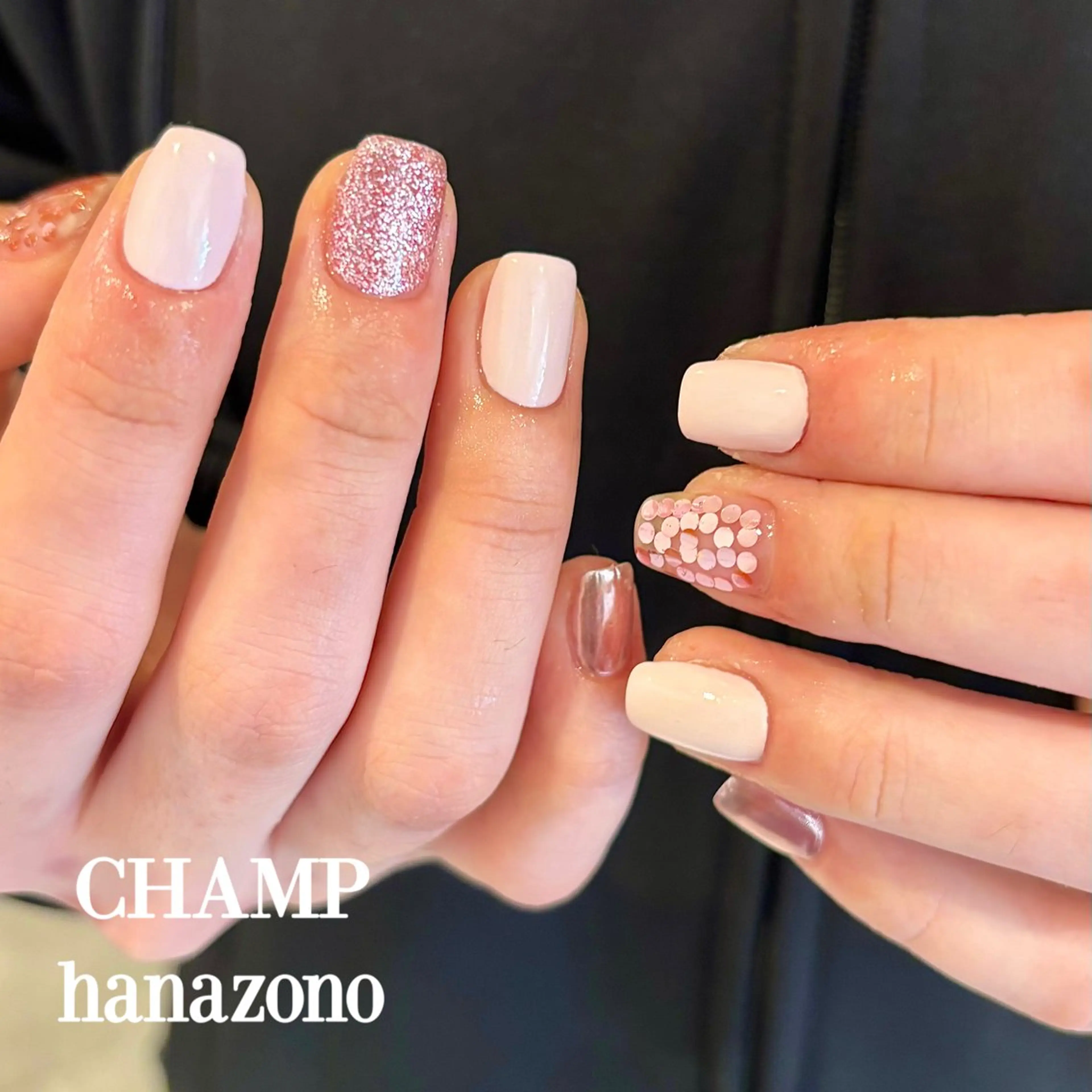 ネイル champ花園 青山優鈴のネイルデザイン