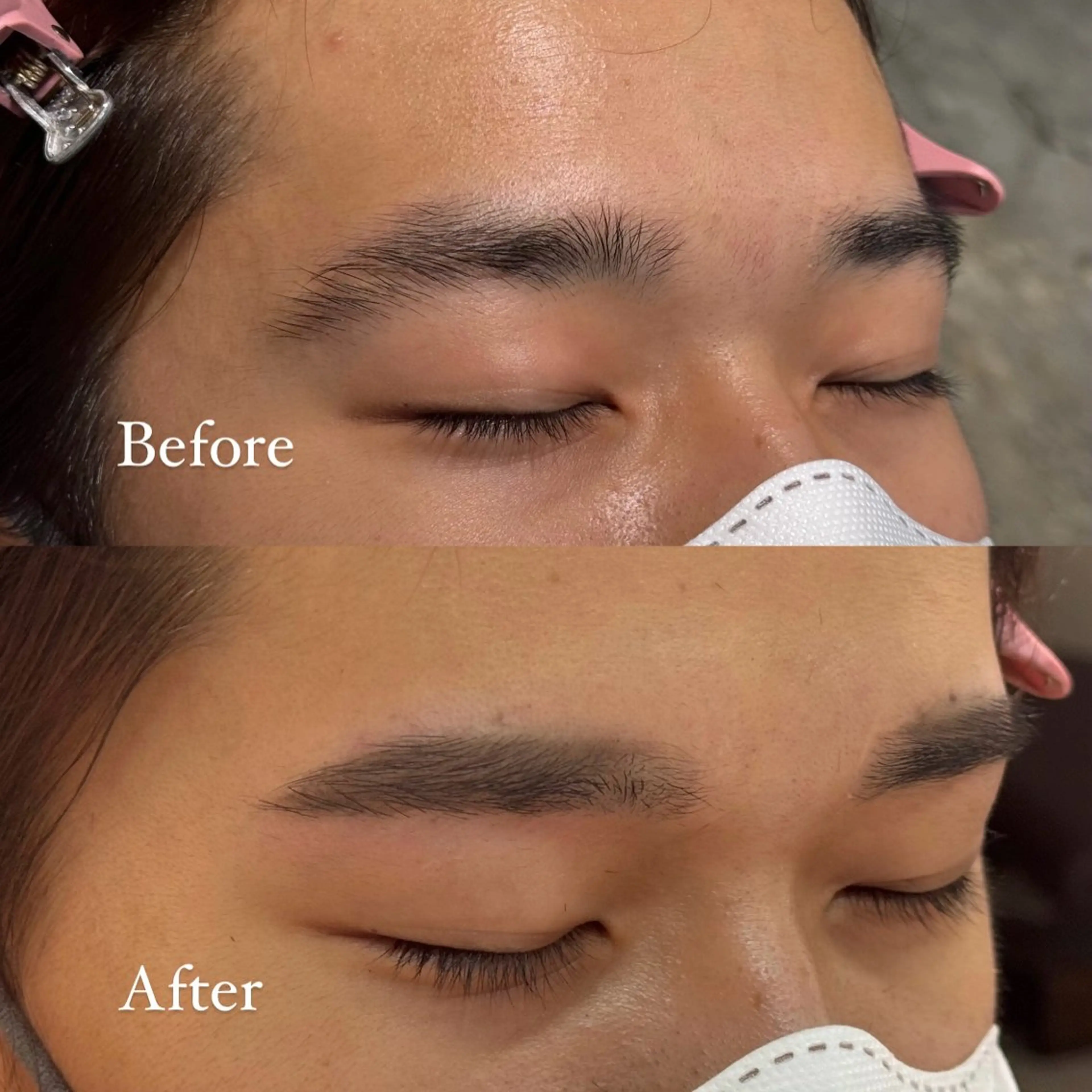 メンズ アイブロウ ワックス脱毛 眉カット ハイトーン/ネイル /ミウ 🌺❤︎のネイルデザイン