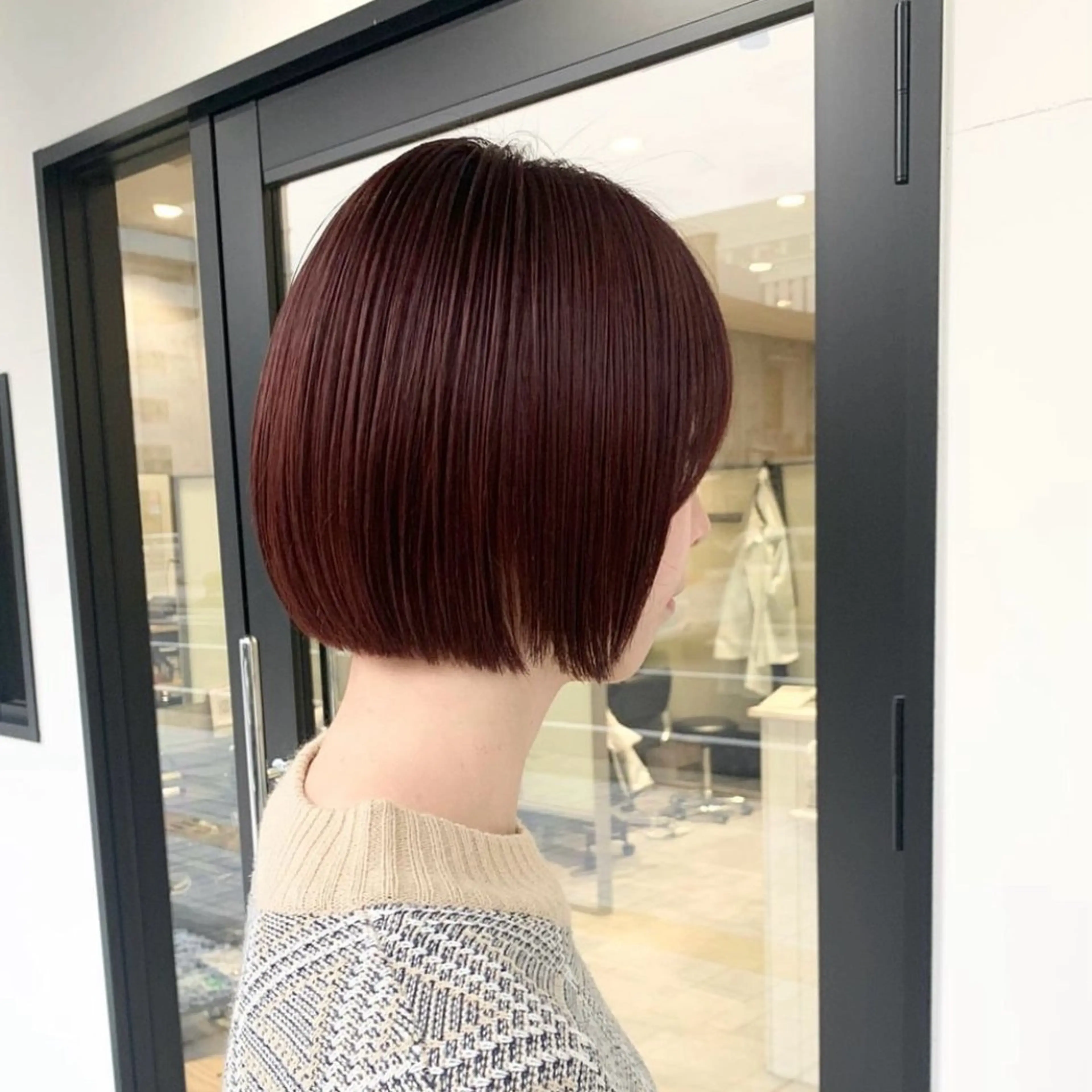 ショート カット ヘアカラー トリートメント ヘッドスパ ショートボブ/ママ 美容師/中川ゆみかのヘアスタイル