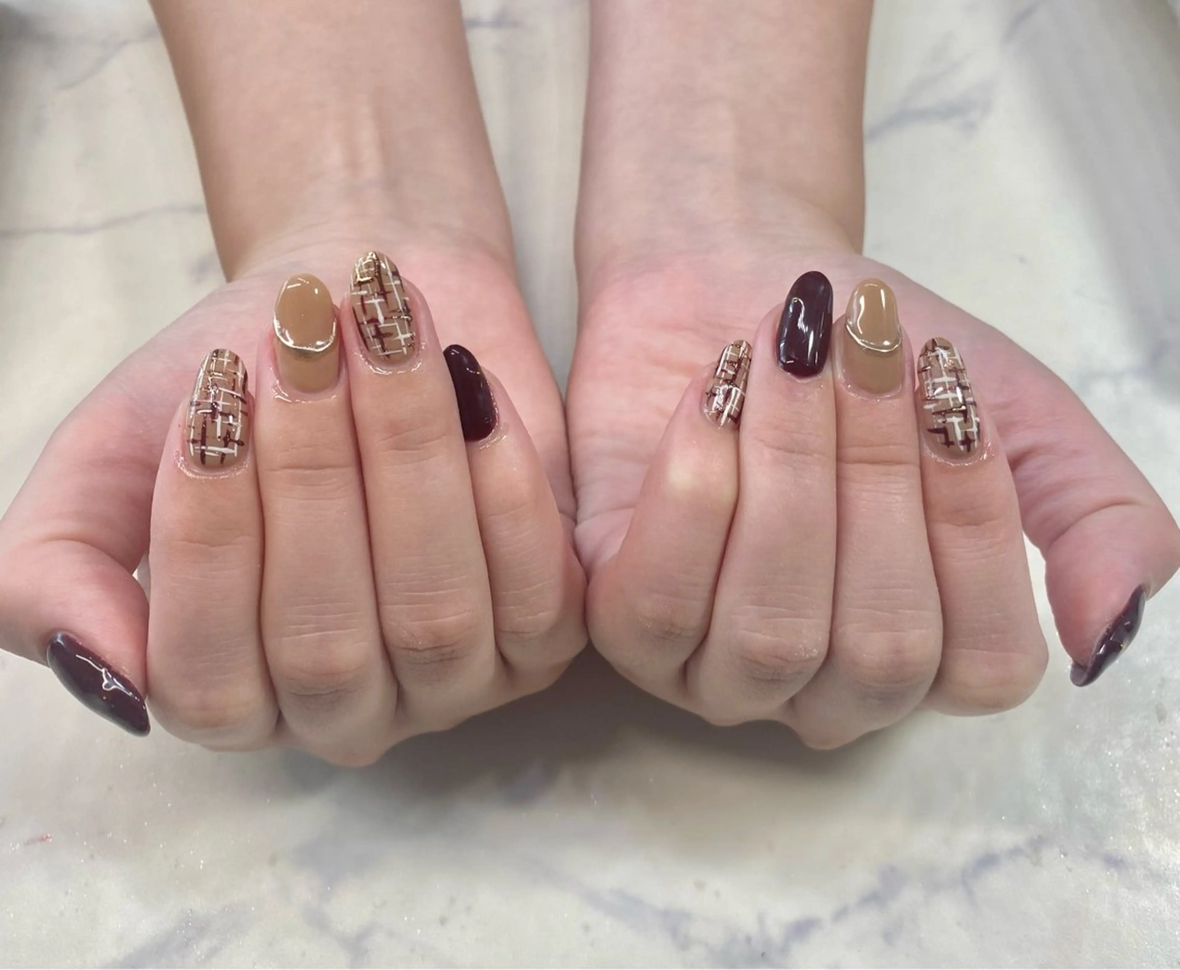 ネイル Three いわなべのネイルデザイン