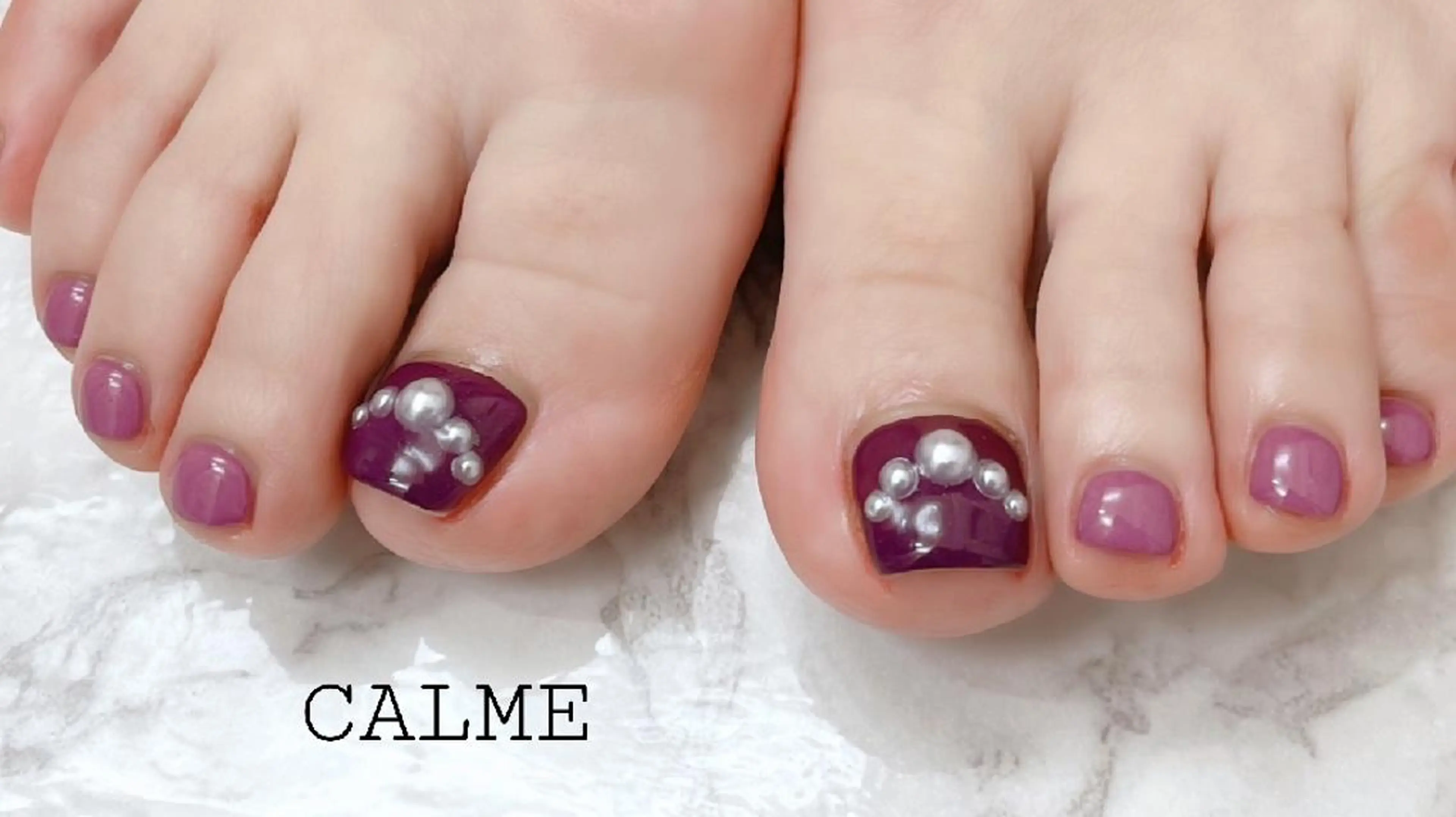 ネイル フットネイル CALME ♡のネイルデザイン