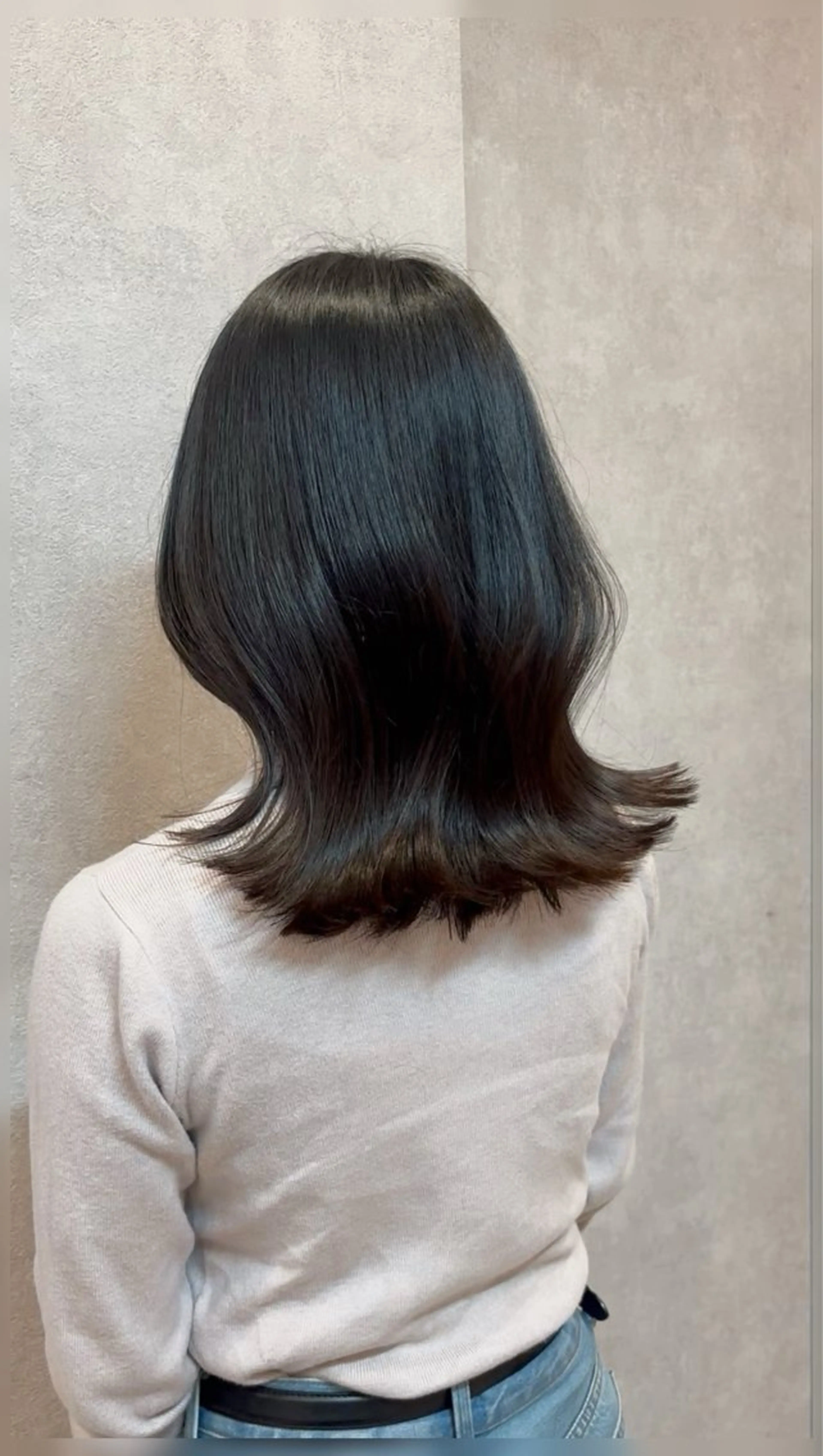 ミディアム くびれヘア レイヤーカット 👑shota👑 池袋のヘアスタイル