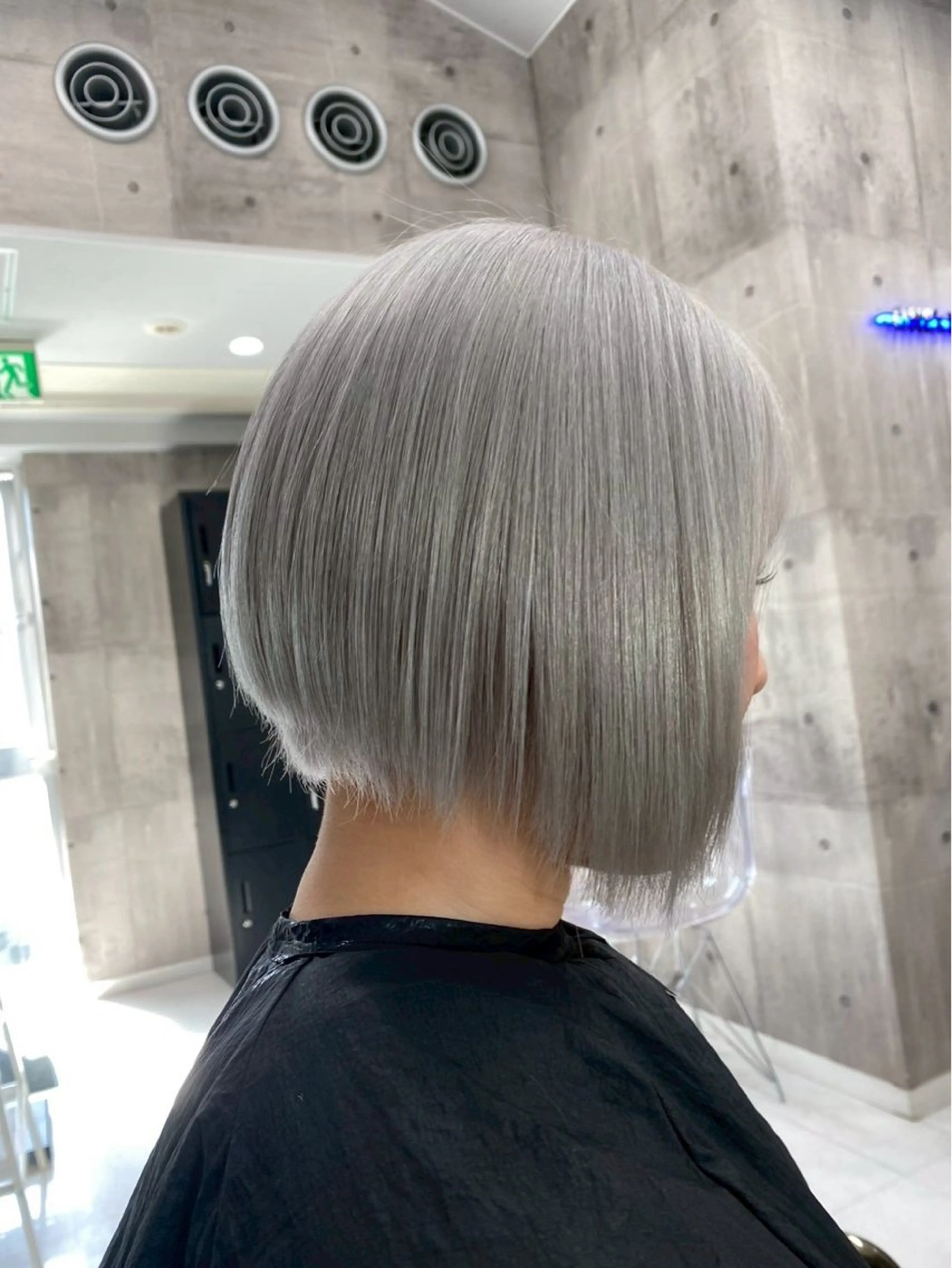 ミディアム カラー パーマ ヘアアレンジ メンズ キッズ ヘアカラー トリートメント 🍭HAYATO🍭 ボブ×ハイトーンのヘアスタイル