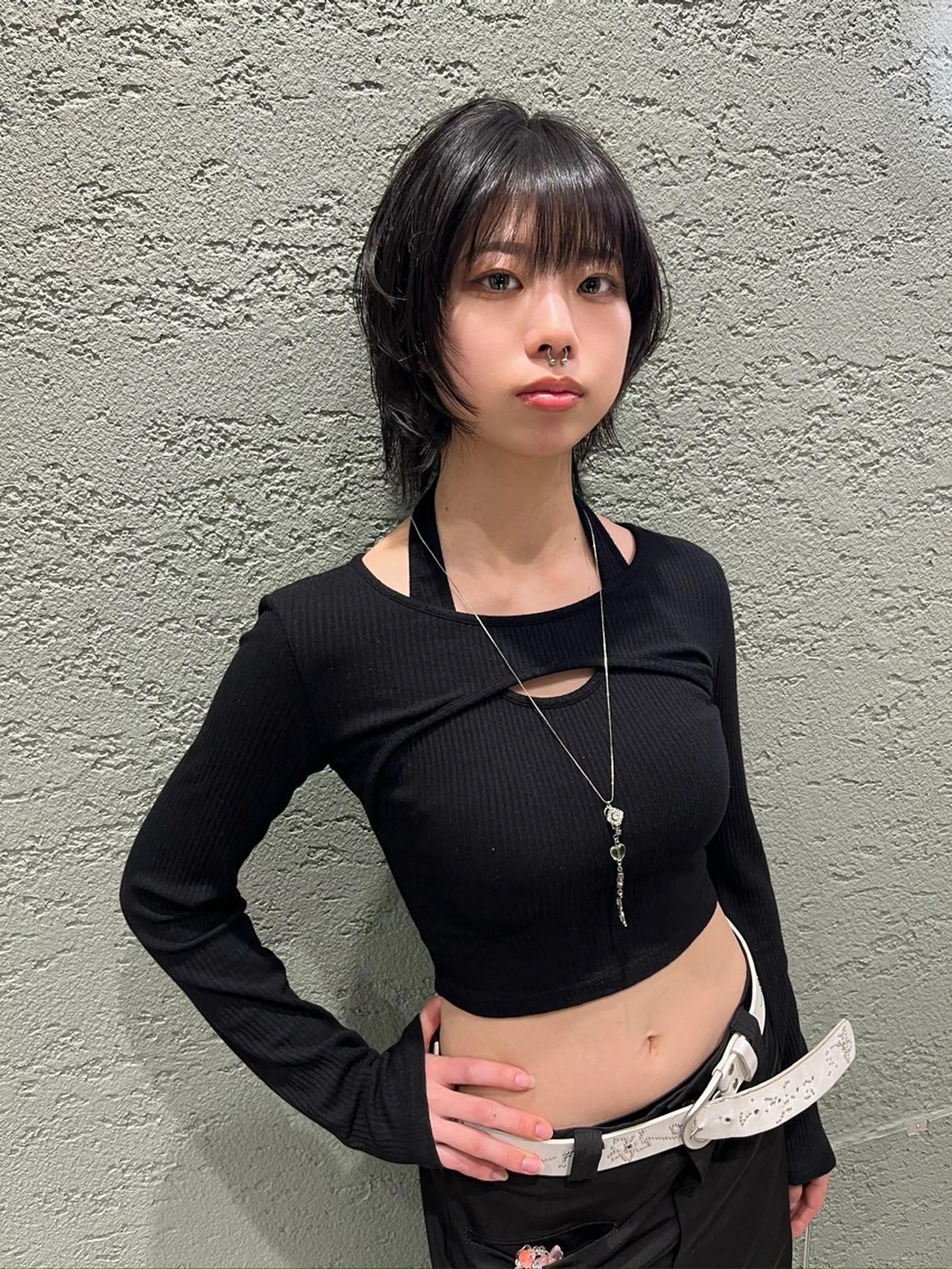 ショート 顔まわりレイヤー ハッシュカット レイヤーカット 小顔カット カット ヘアカラー トリートメント HAVANA所属・レイヤー似合わせ 透明感カラーりきやのヘアスタイル