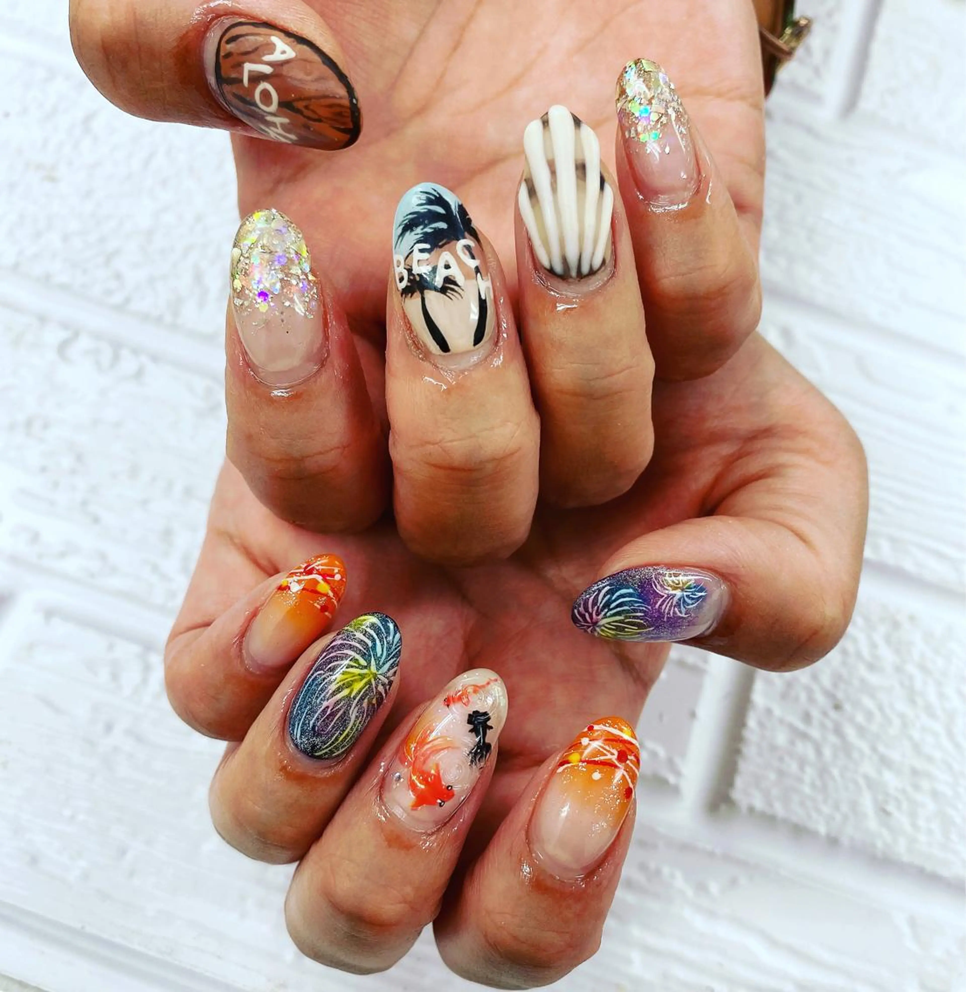 ネイル 夏ネイル N._._.claw[エヌクロー]所属・N._._. clawのネイルデザイン