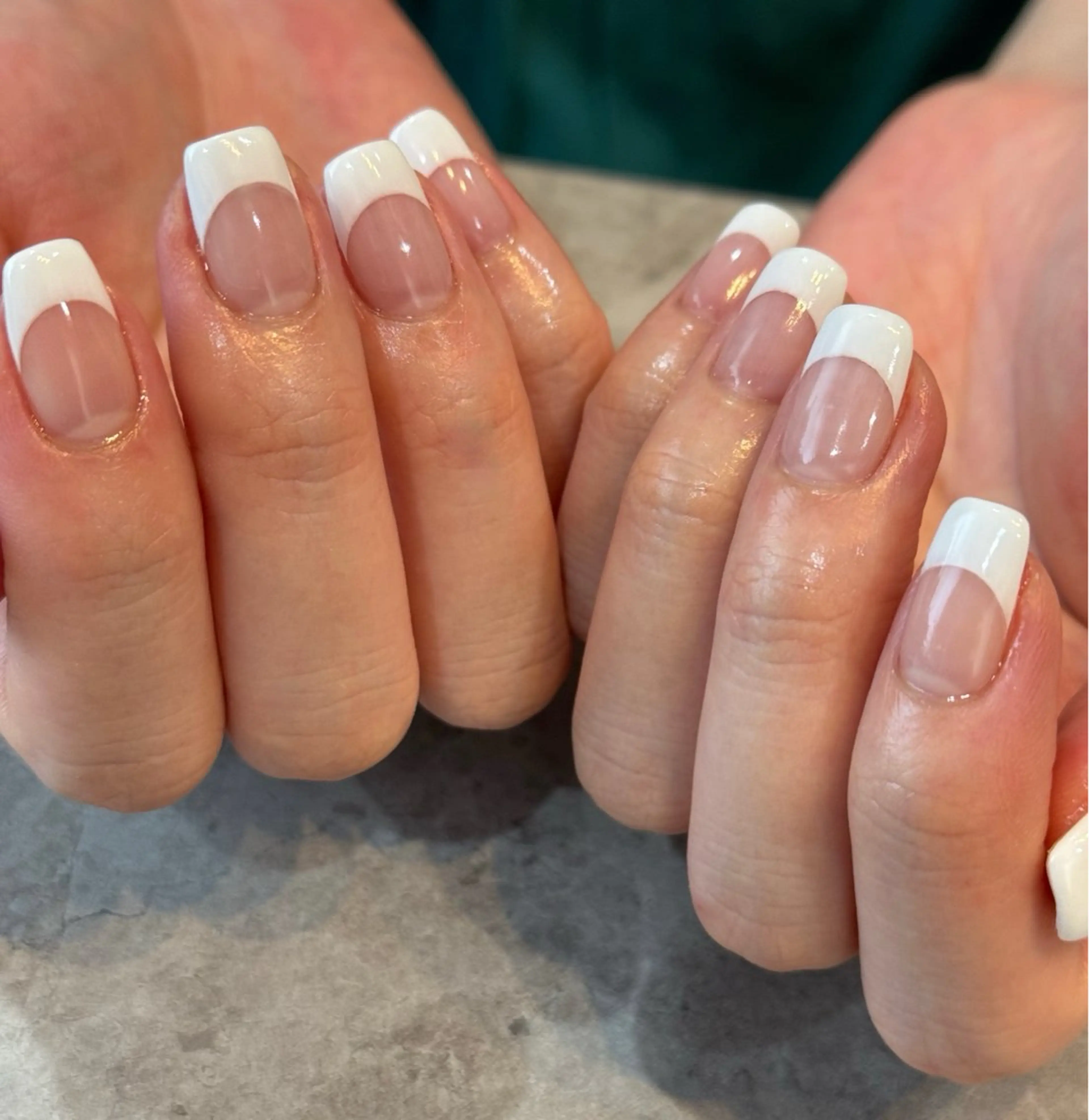 ネイル フレンチネイル ハンドネイル Blé nailのネイルデザイン