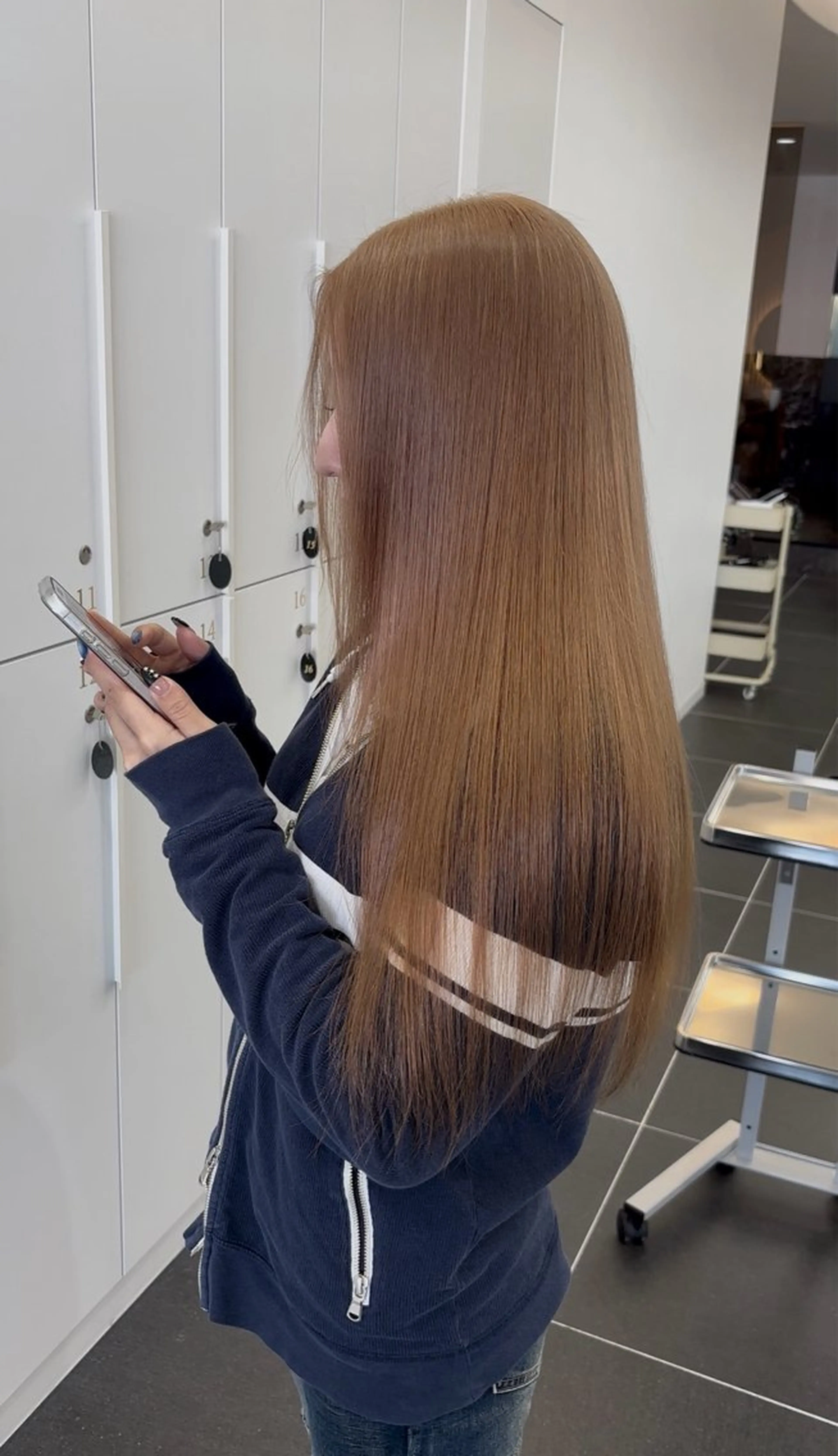 ロング カット ヘアカラー トリートメント earth新国道 ナナ🌱のヘアスタイル