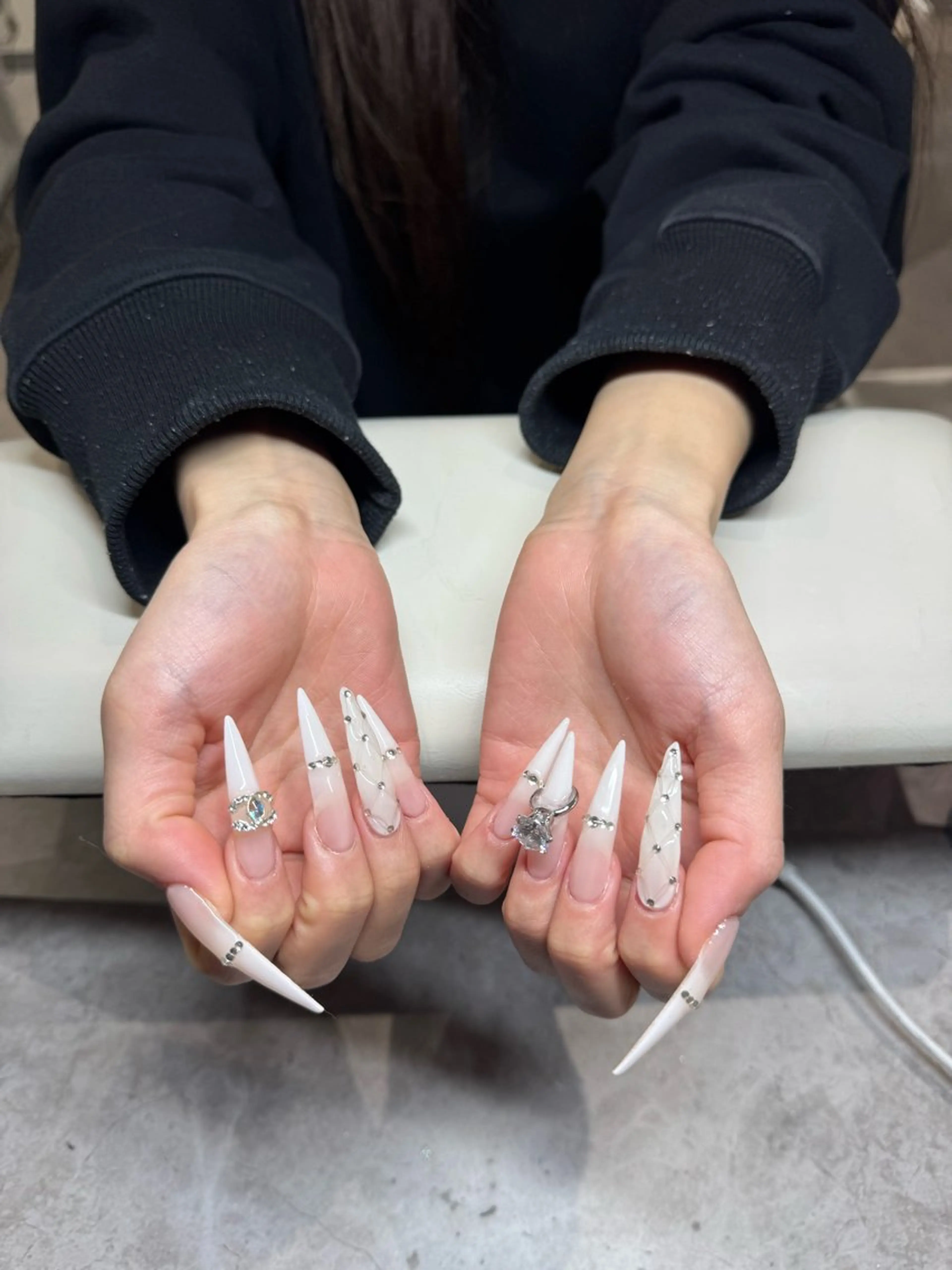ネイル ロングネイル ハンドネイル IROHA NAIL 北村菜帆のネイルデザイン