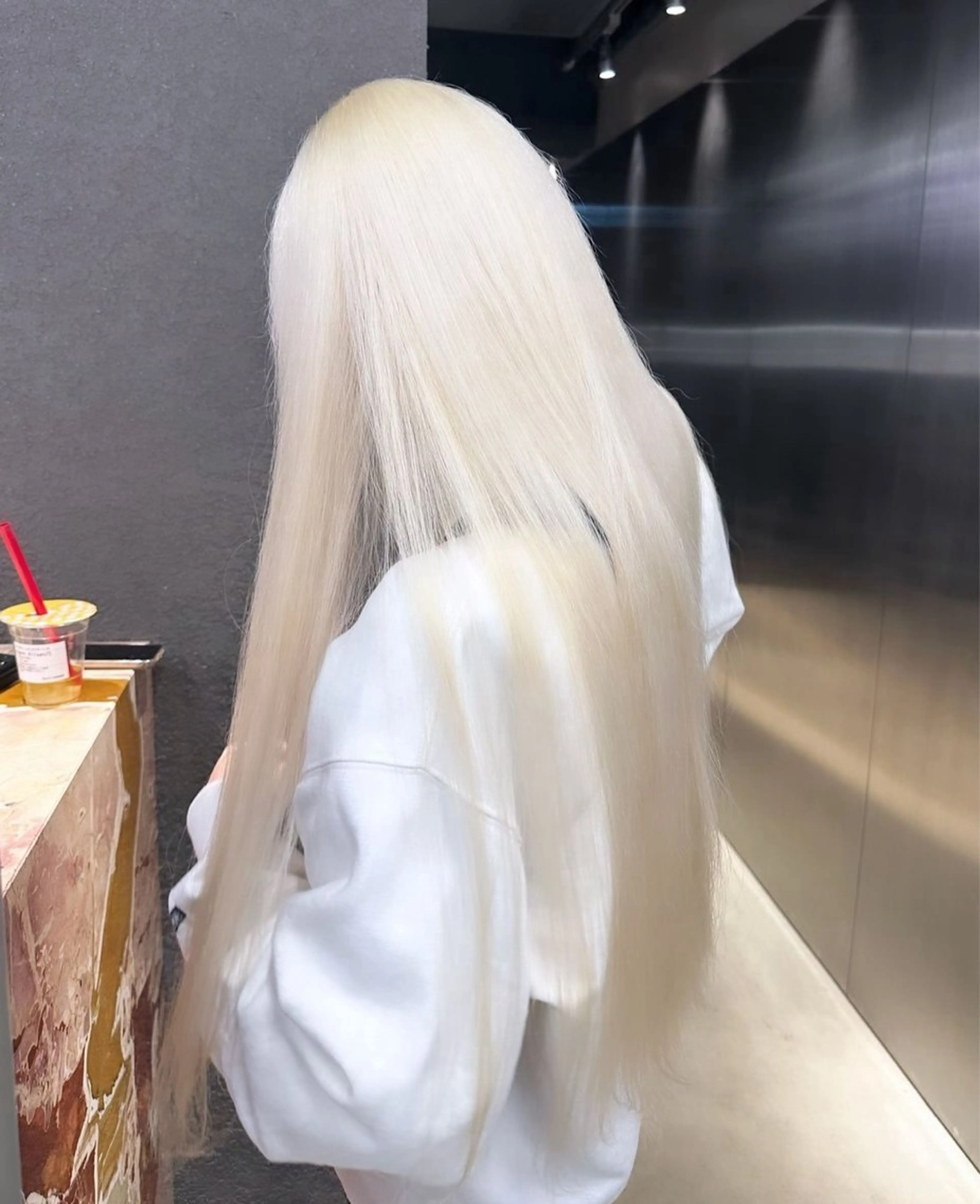 ロング カラー ブリーチ 名古屋栄♡PELE/ ブリーチ/ハイトーンのヘアスタイル