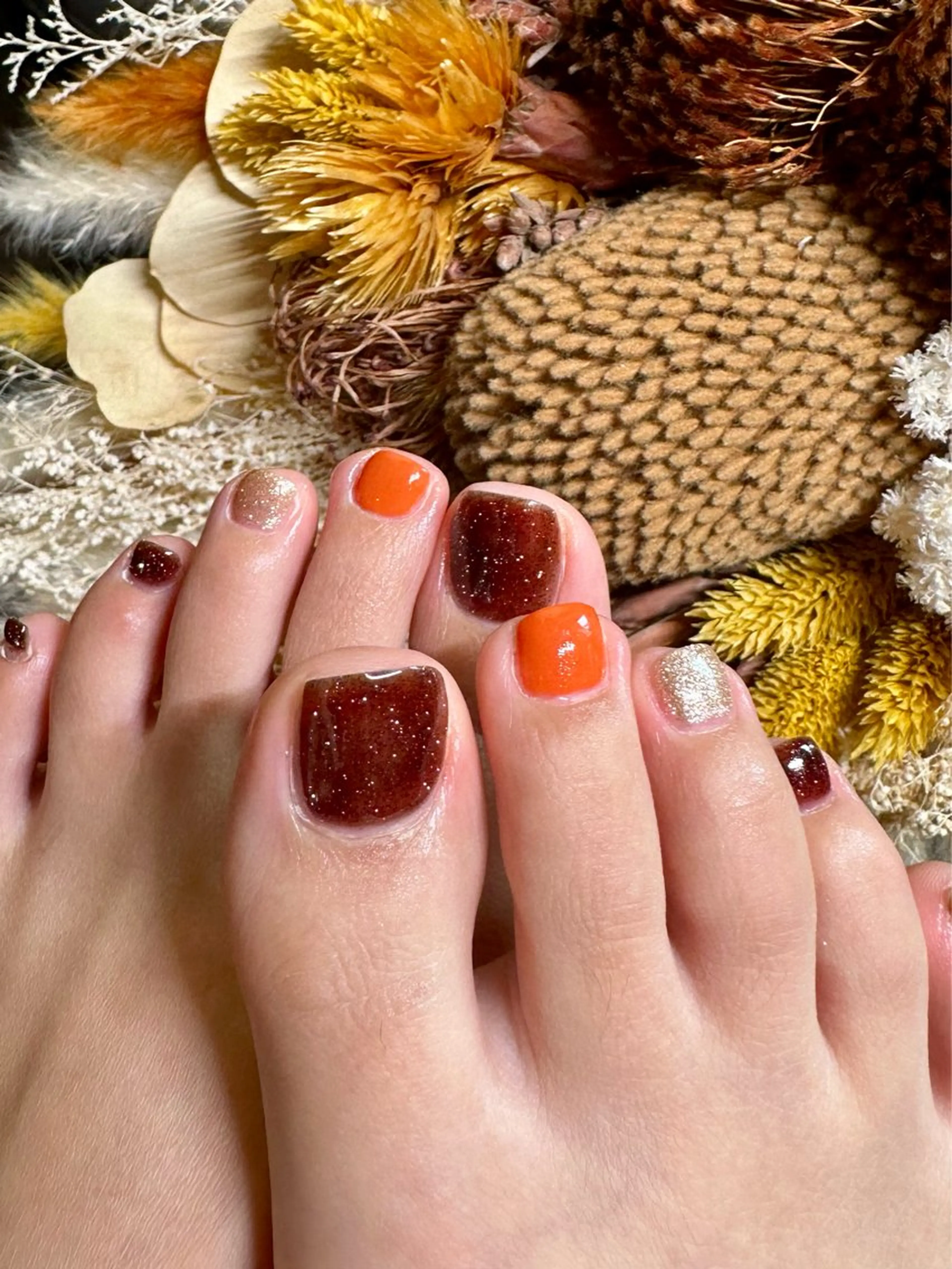 ネイル フットネイル 小林 麻里のネイルデザイン