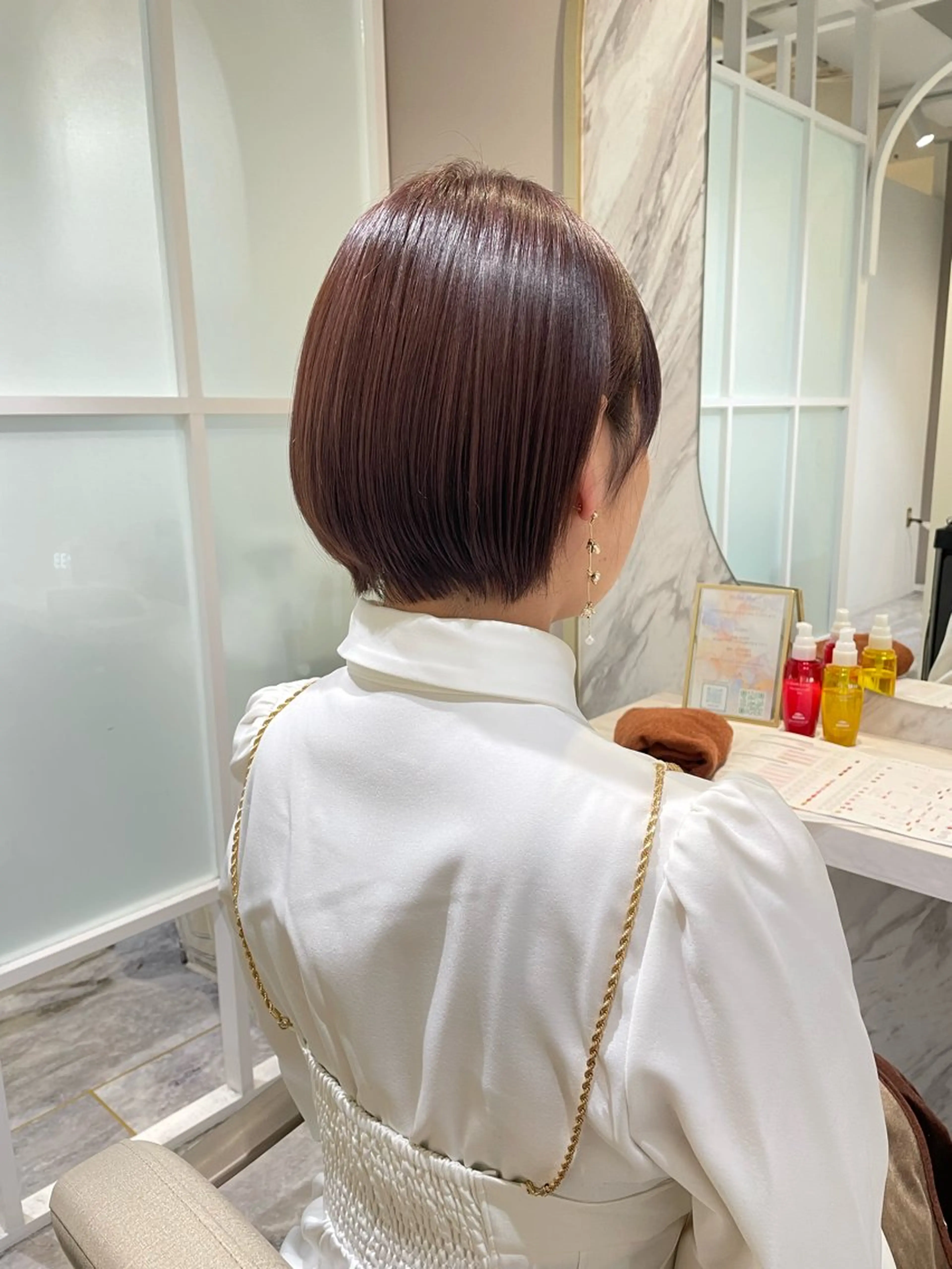 ショート カラー 髪質改善 カット ヘアカラー トリートメント 🌷tocca Mai🌷のヘアスタイル