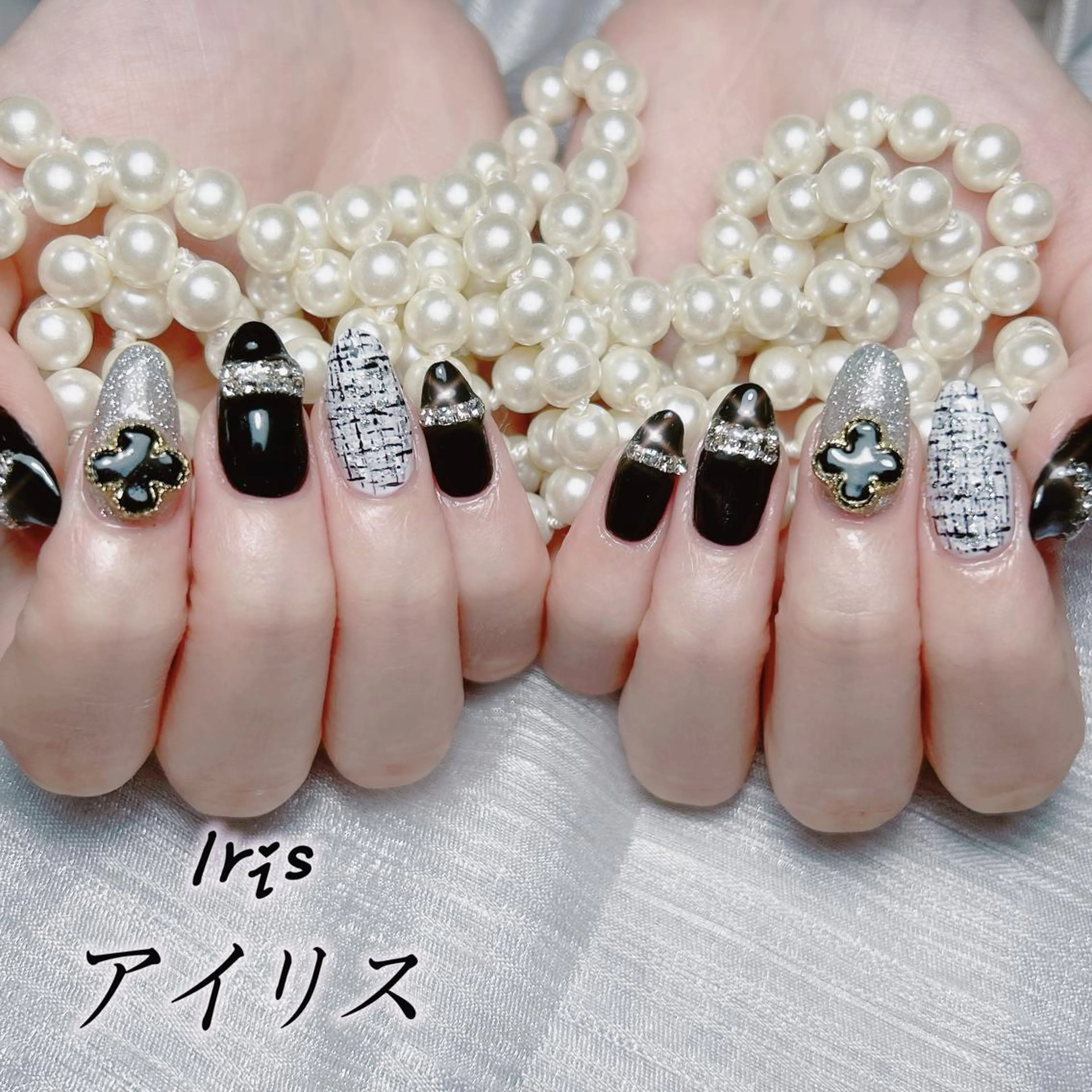 自爪💅150分持ち込みデザイン10本の写真