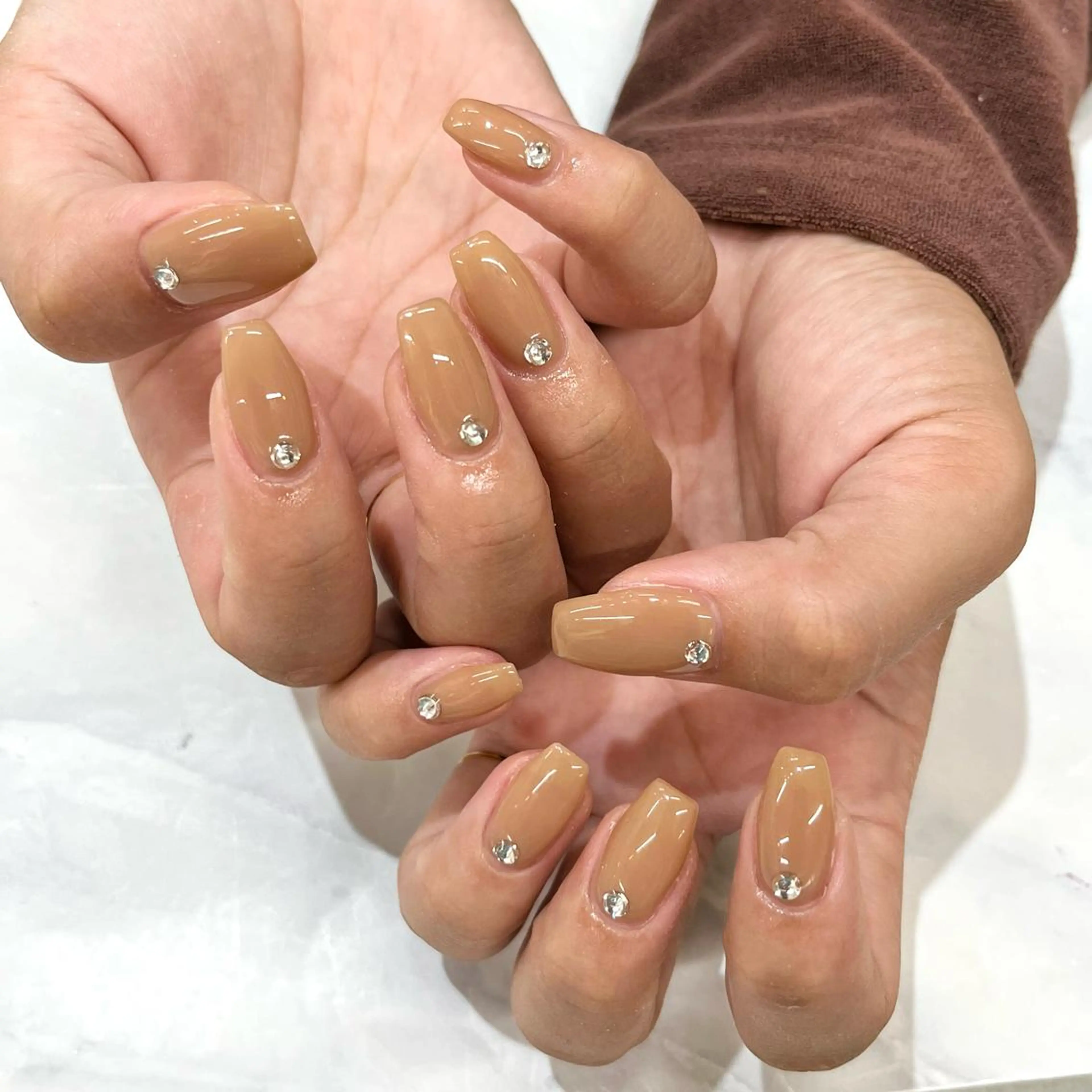 ネイル アートネイル 長さ出し KODA308 Saoriのネイルデザイン