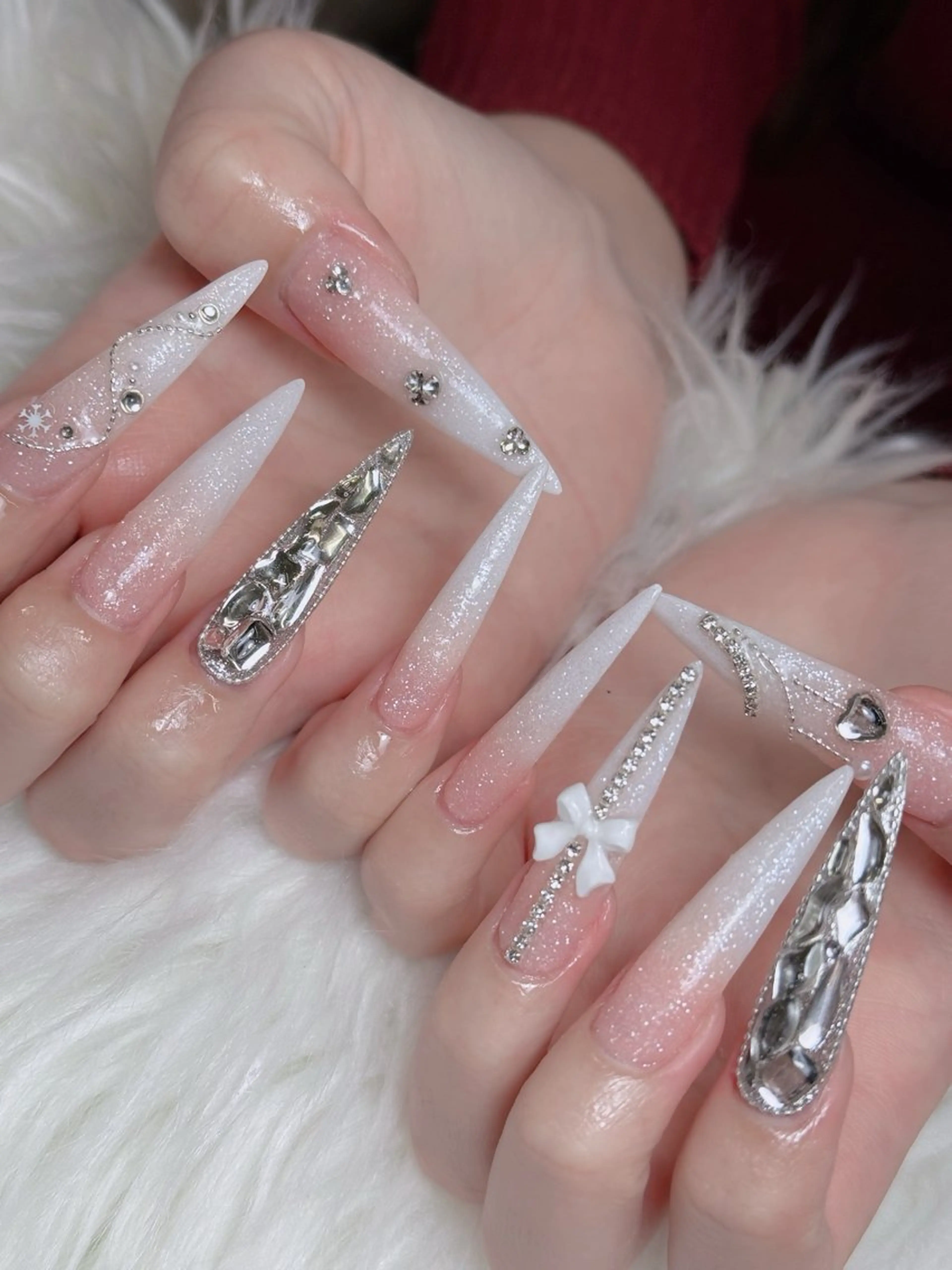 ネイル オーロラネイル チークネイル フットネイル フレンチネイル ハロウィン ハンドネイル Lumi Nail 新大久保3‘のネイルデザイン