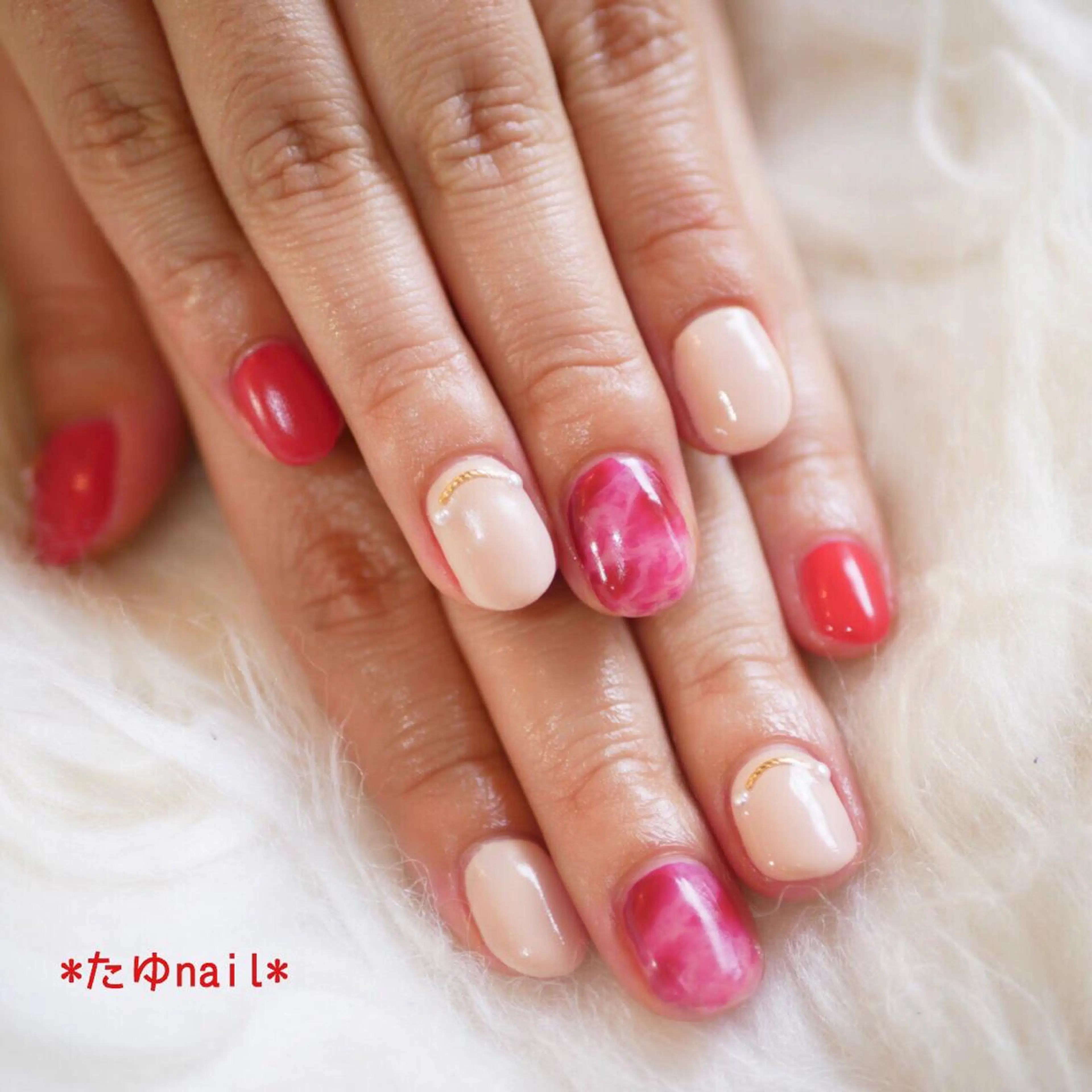 ネイル ネイルサロン・ネイルスクール たゆnail所属・ネイルサロン 【たゆnail】のネイルデザイン