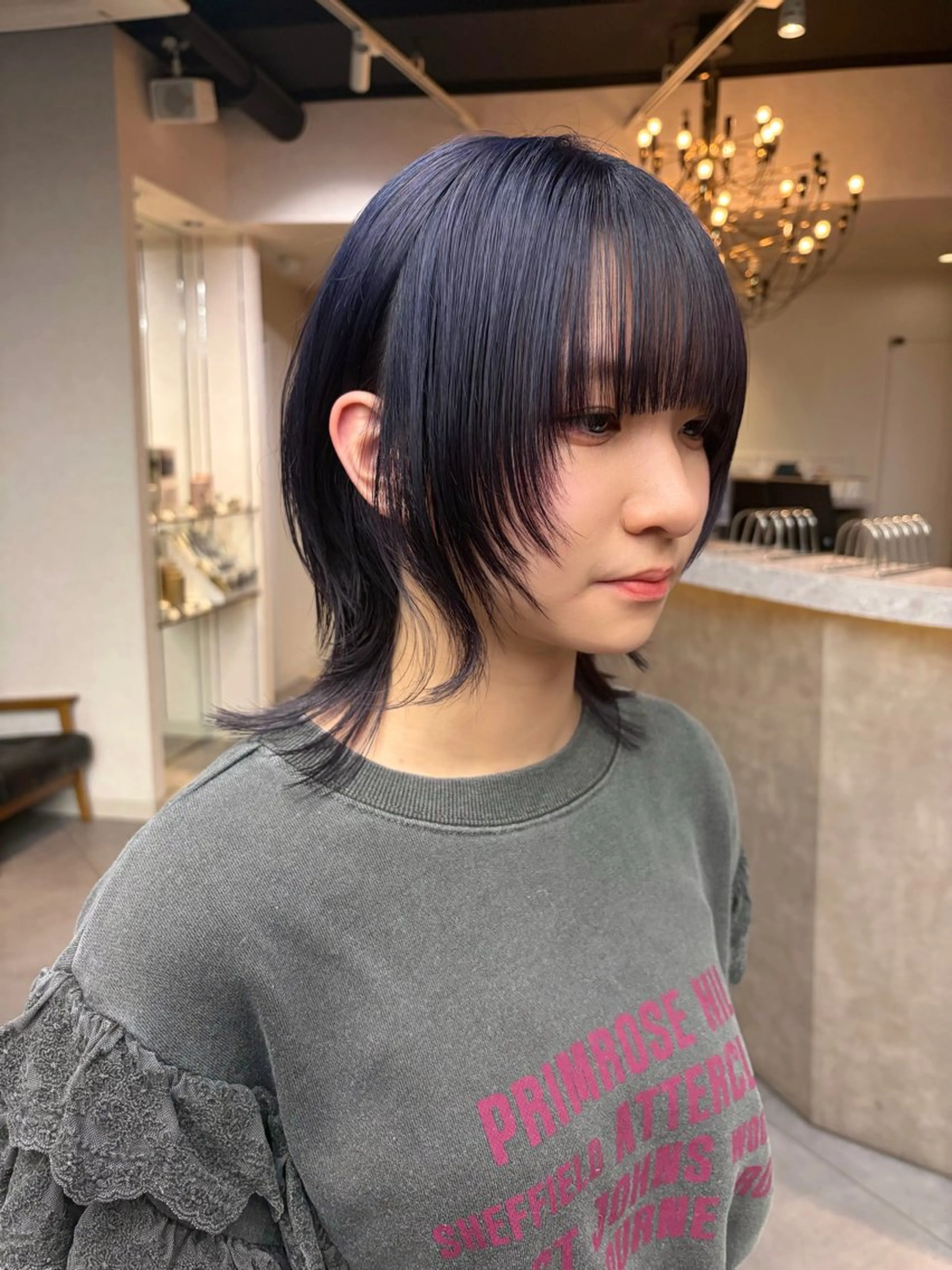 ショート カラー 藤原快斗/レイヤー /ウルフ/ハイトーンのヘアスタイル