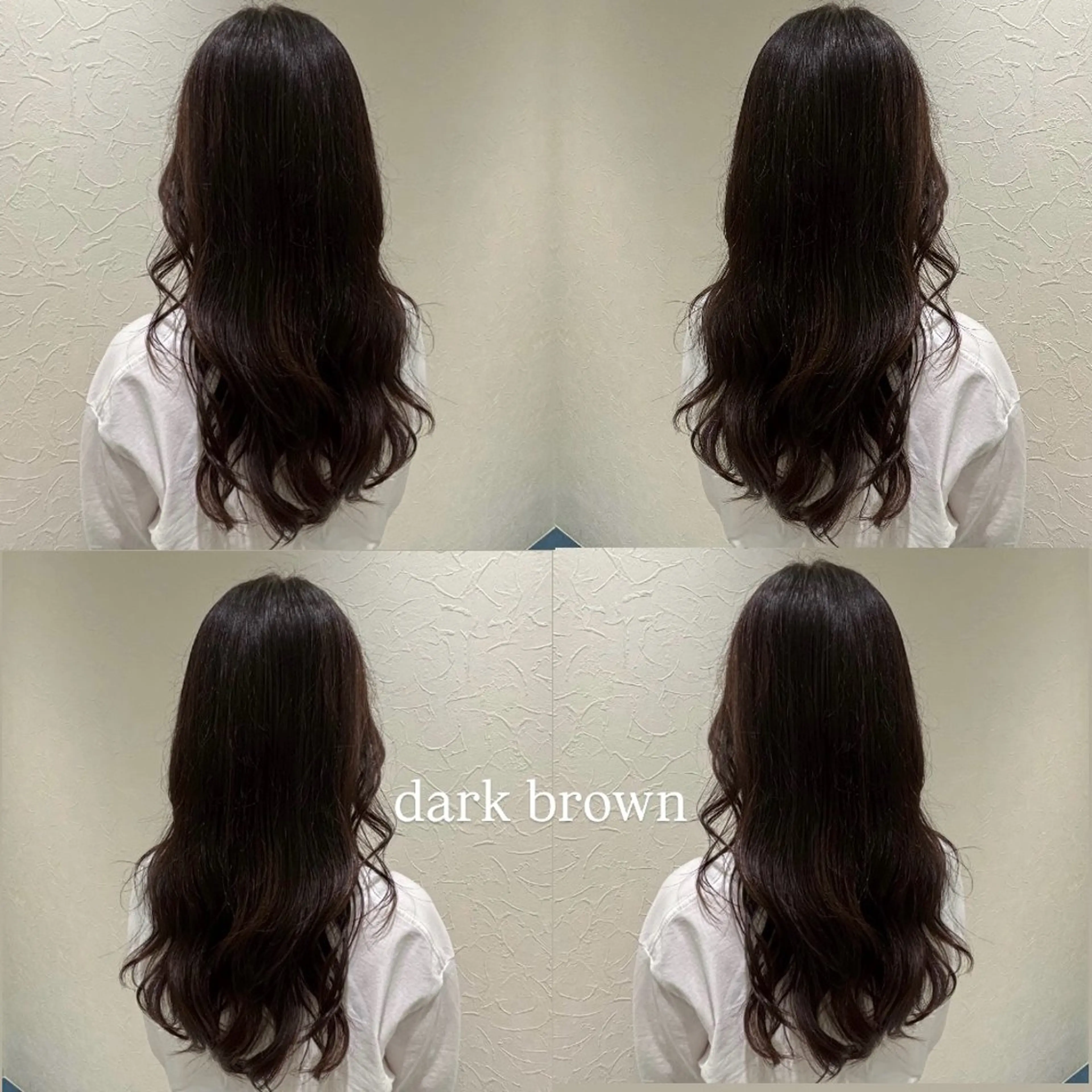 ロング カラー ブラウンカラー ダークブラウン ヘアカラー トリートメント 韓国🎀透明感カラー mizukiのヘアスタイル